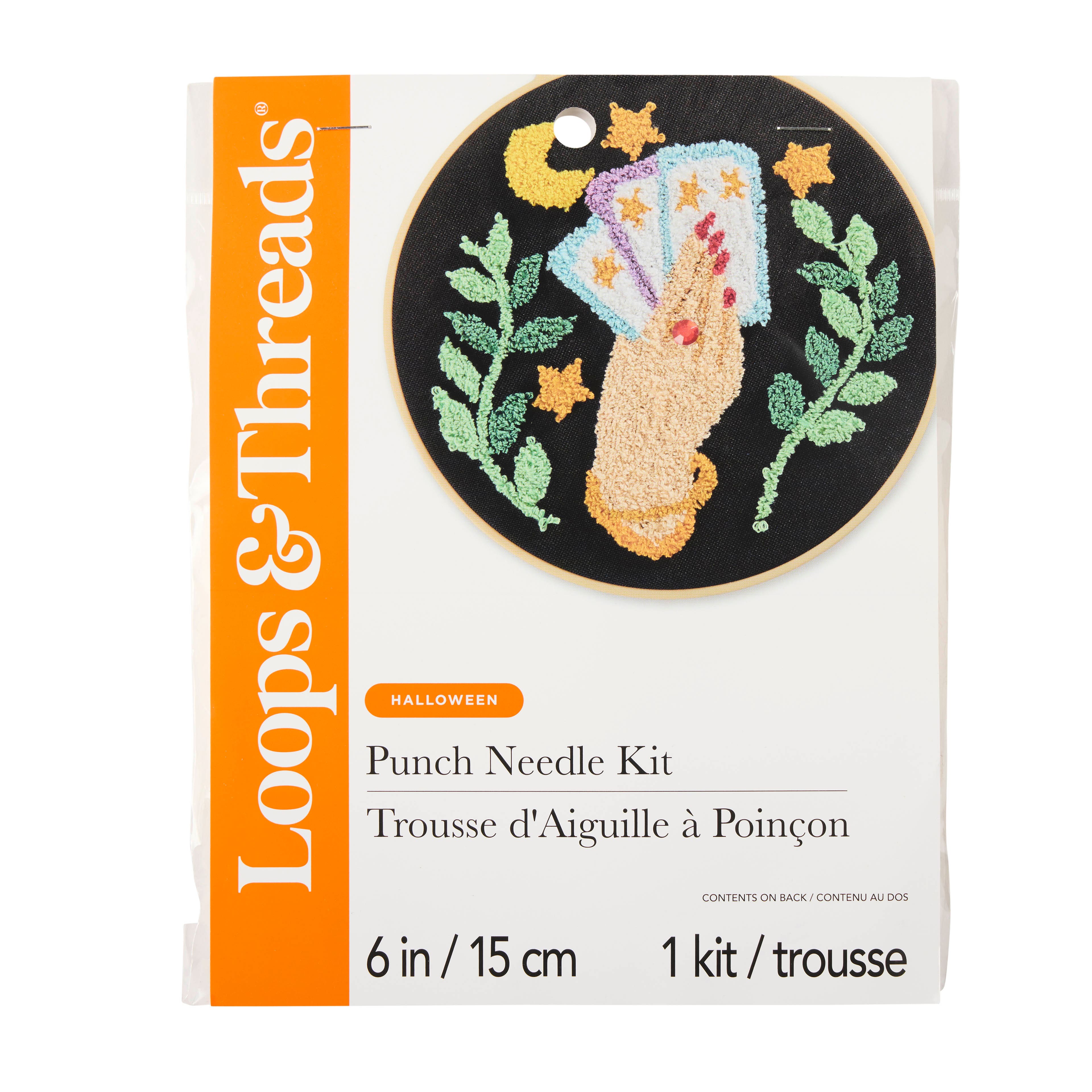 6" Tarot Cards Halloween Punch Needle Kit by Loops & Threads®