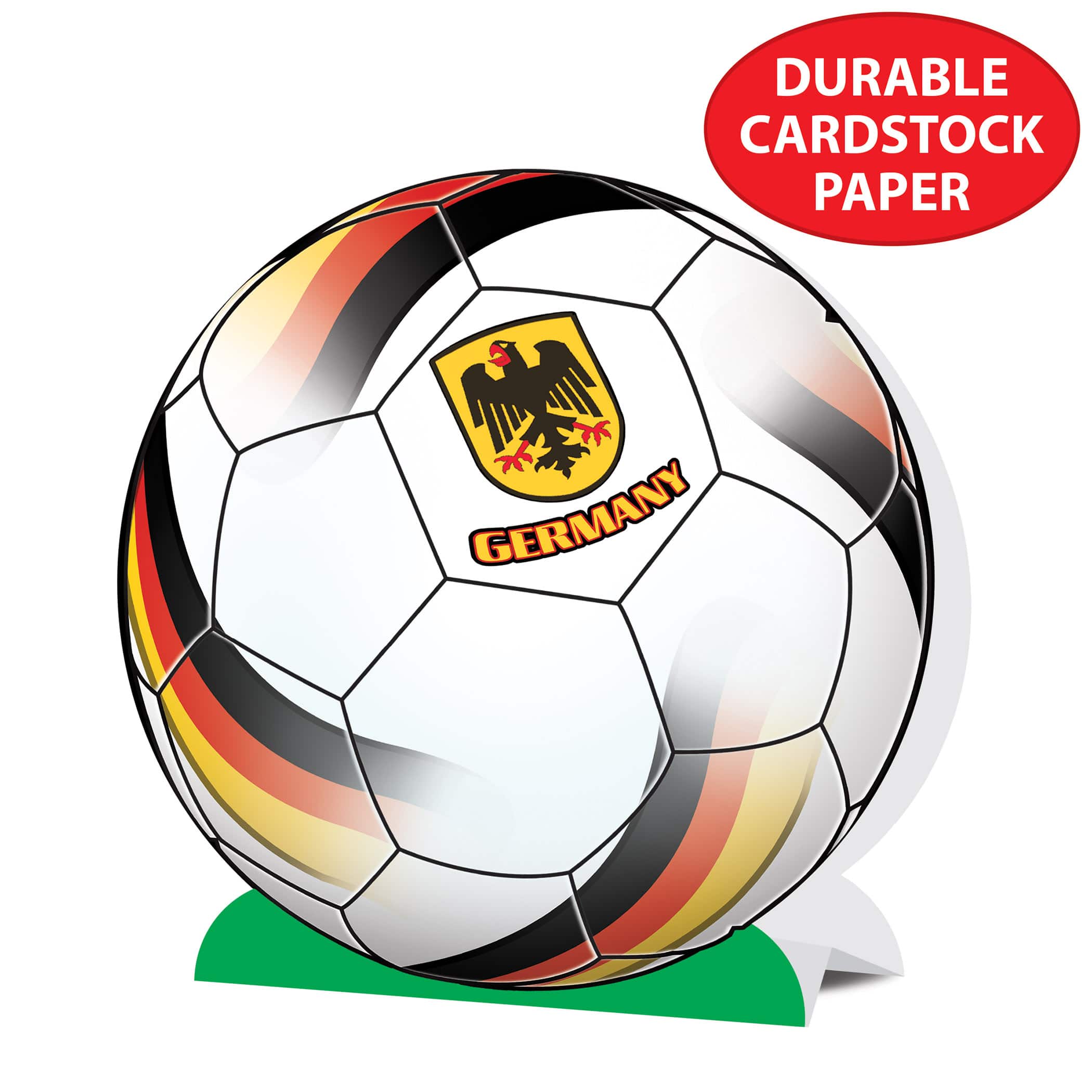 9.25" Germany 3D Soccer Ball Centerpieces, 2ct.