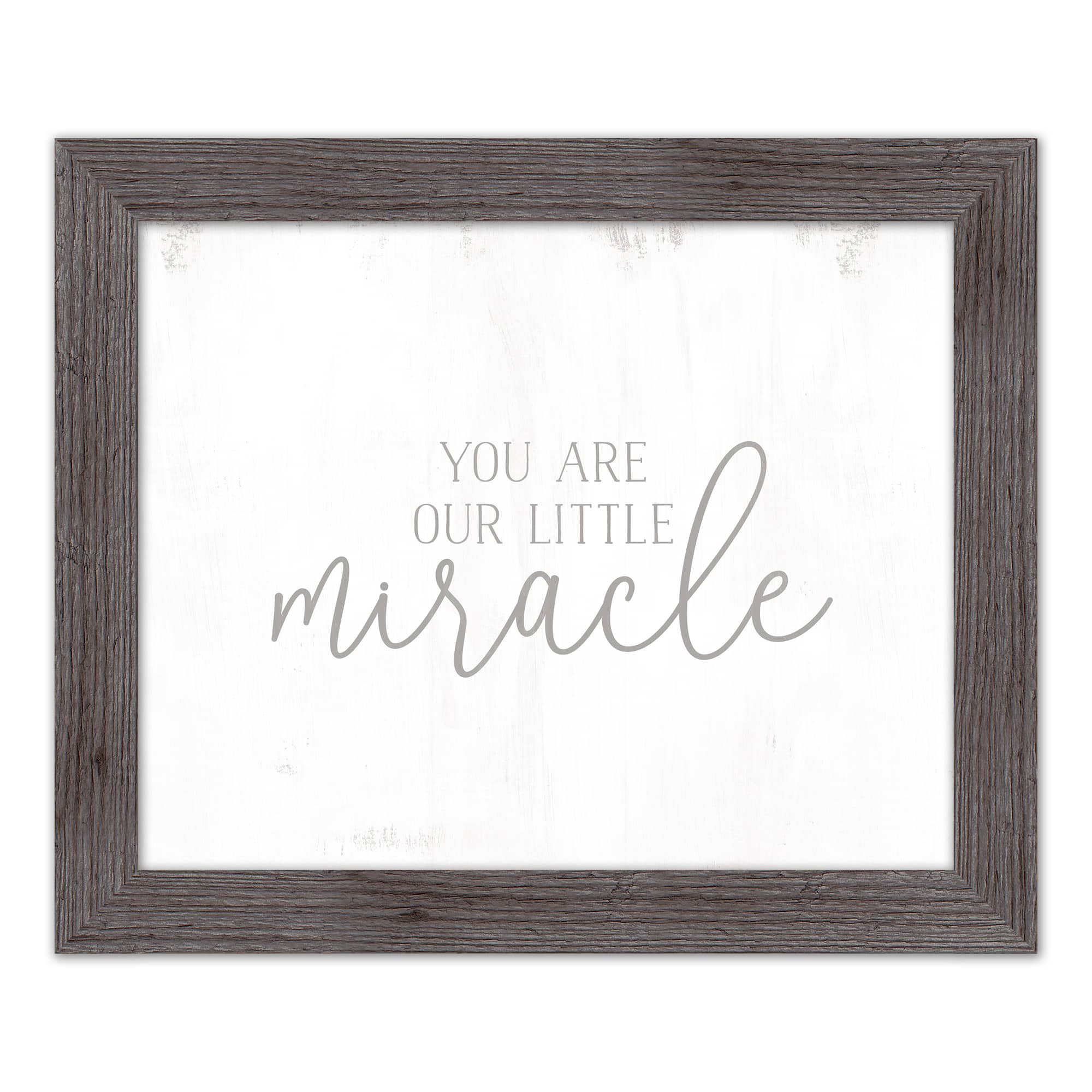 Our Little Miracle Framed Print Wall Hanging