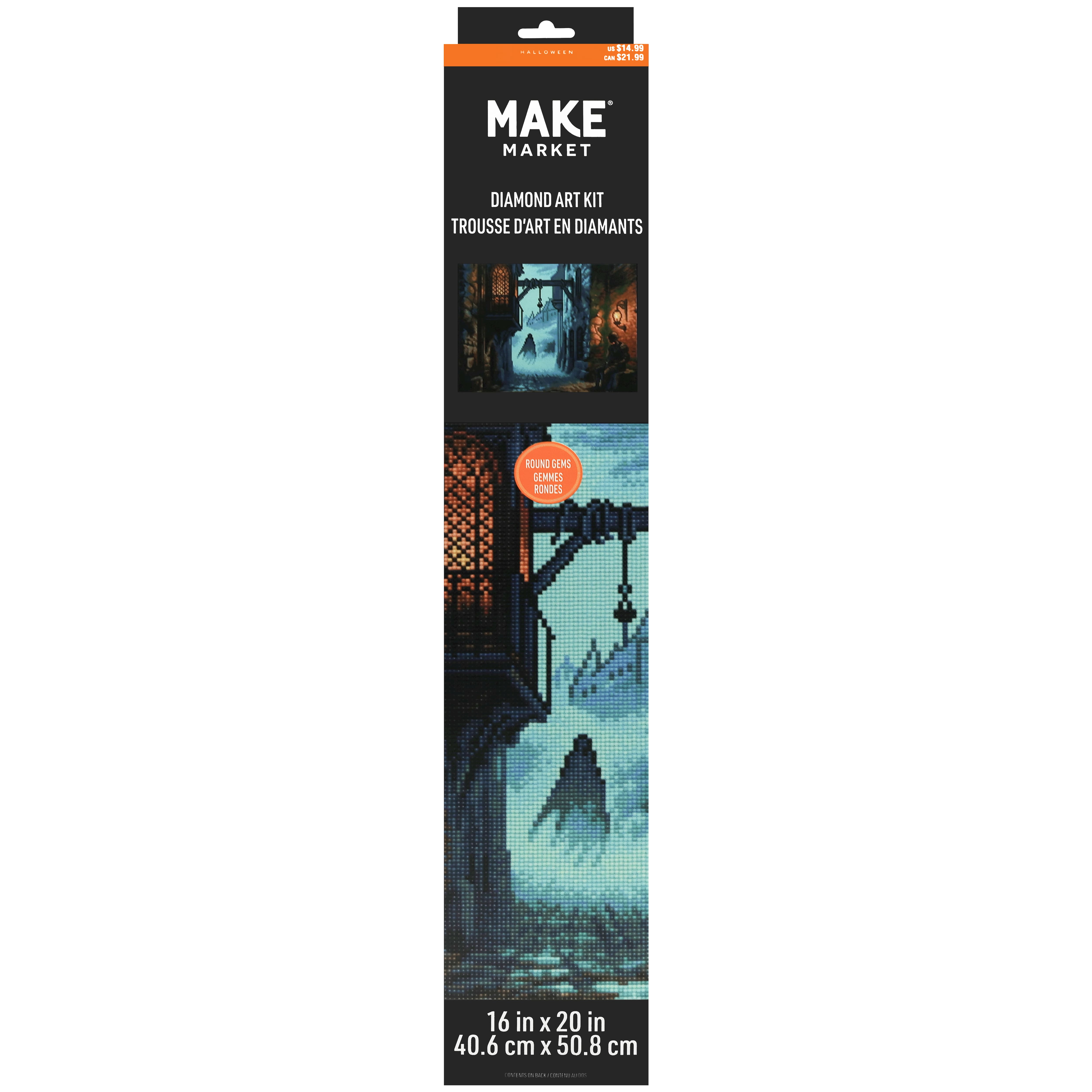 16" x 20" Dark Alley Diamond Art Kit by Make Market®