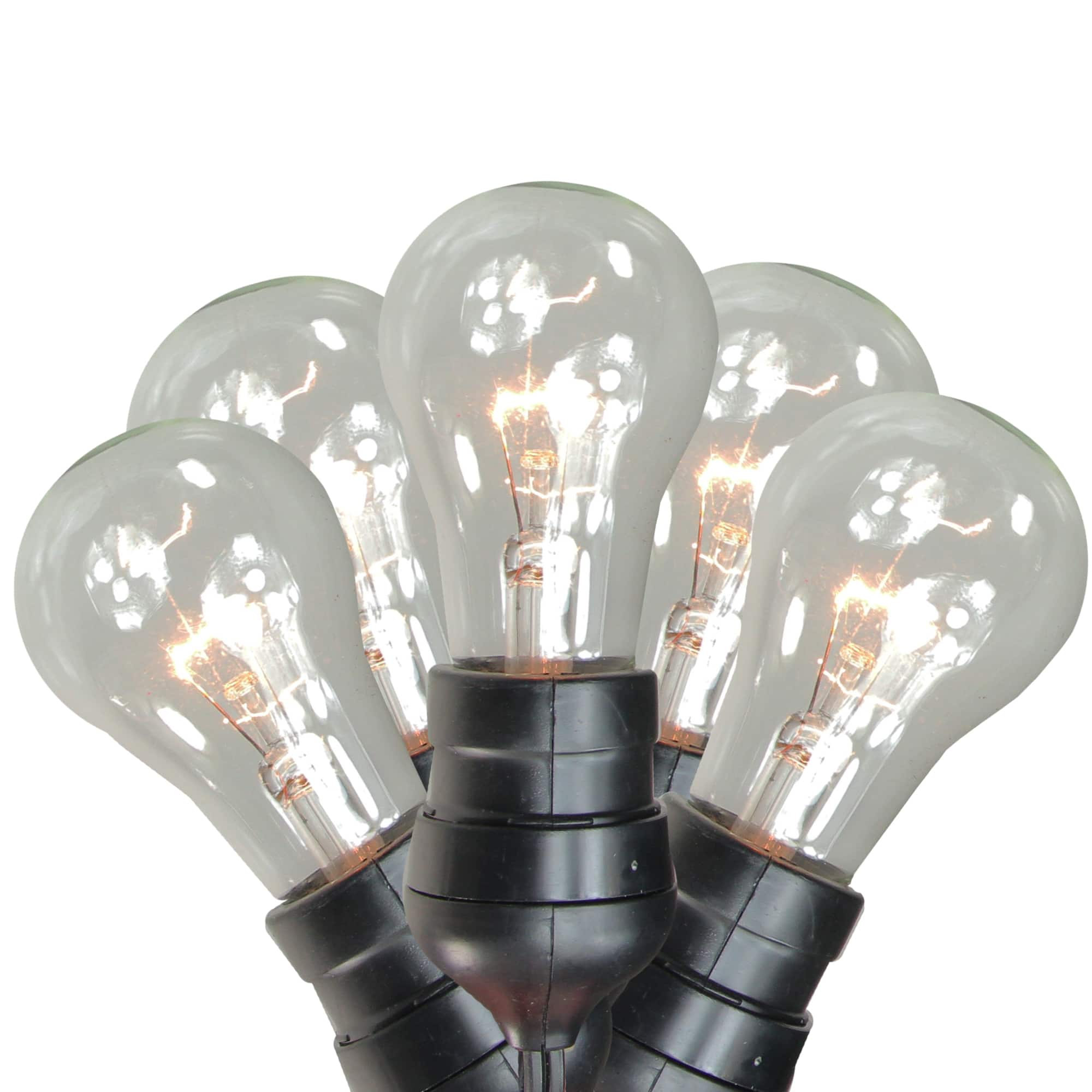 15ct. Clear Commercial Grade Adjustable Drop Length Patio Lights
