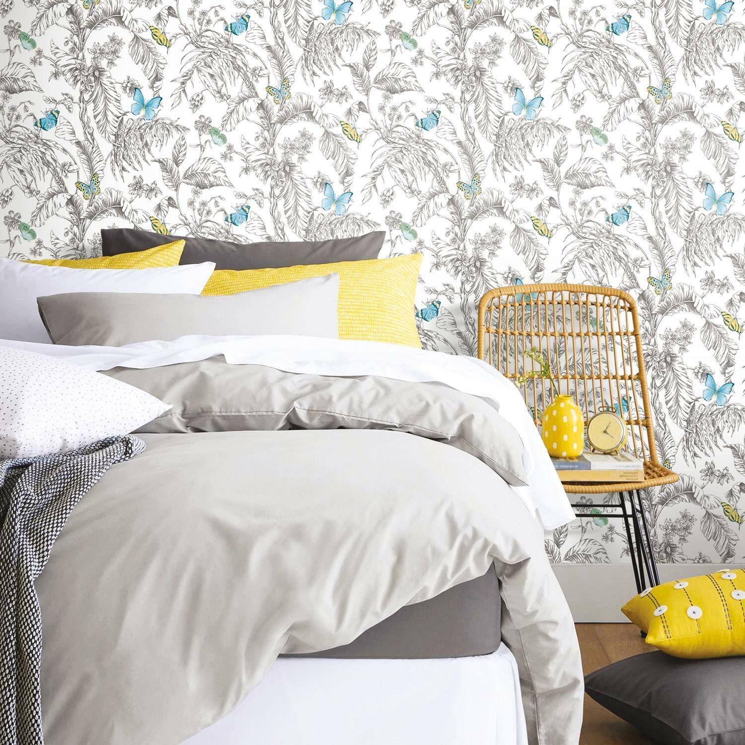 RoomMates Butterfly Sketch Peel & Stick Wallpaper
