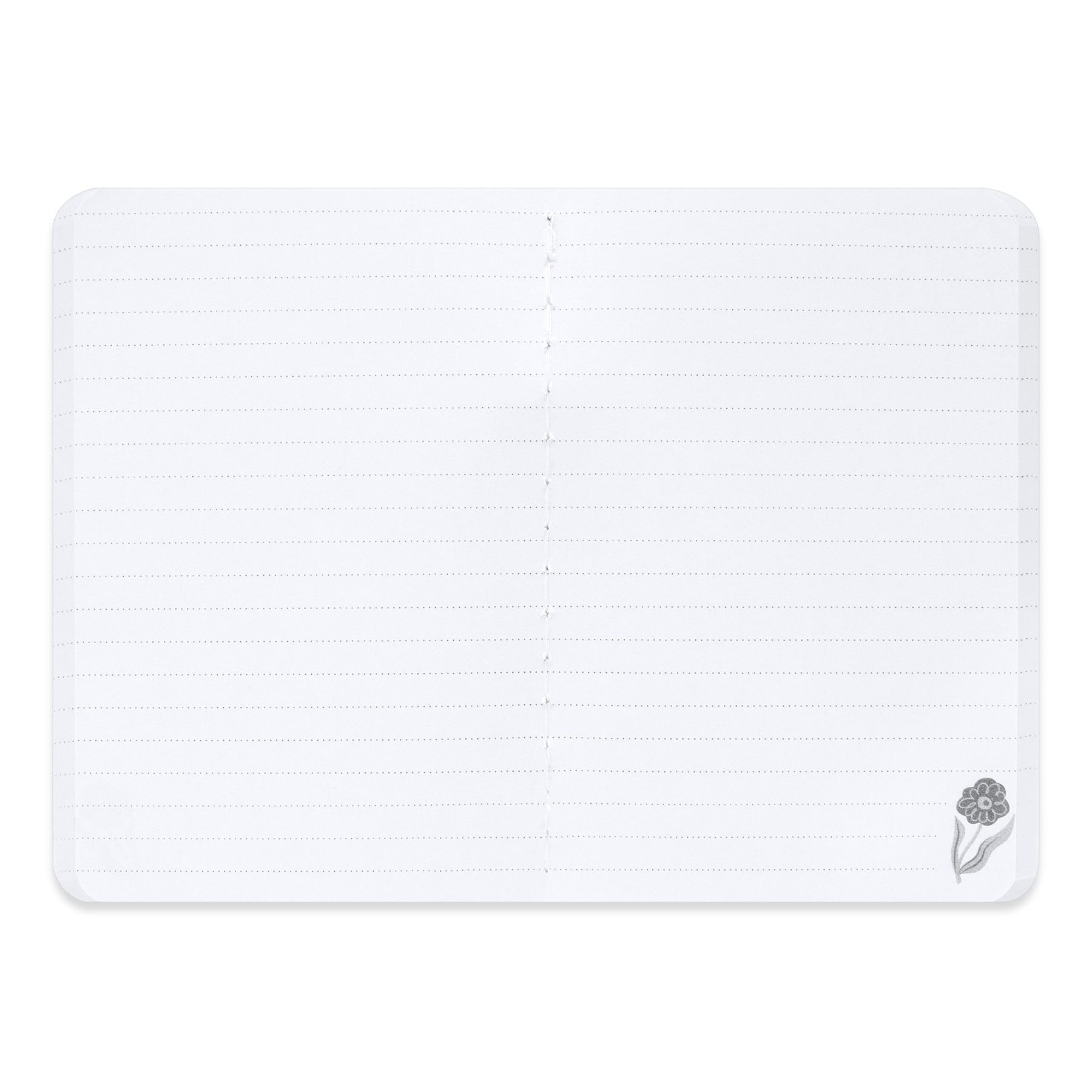 4" x 6" Black & White Print Lined Softcover Journals, 3ct. by Recollections™