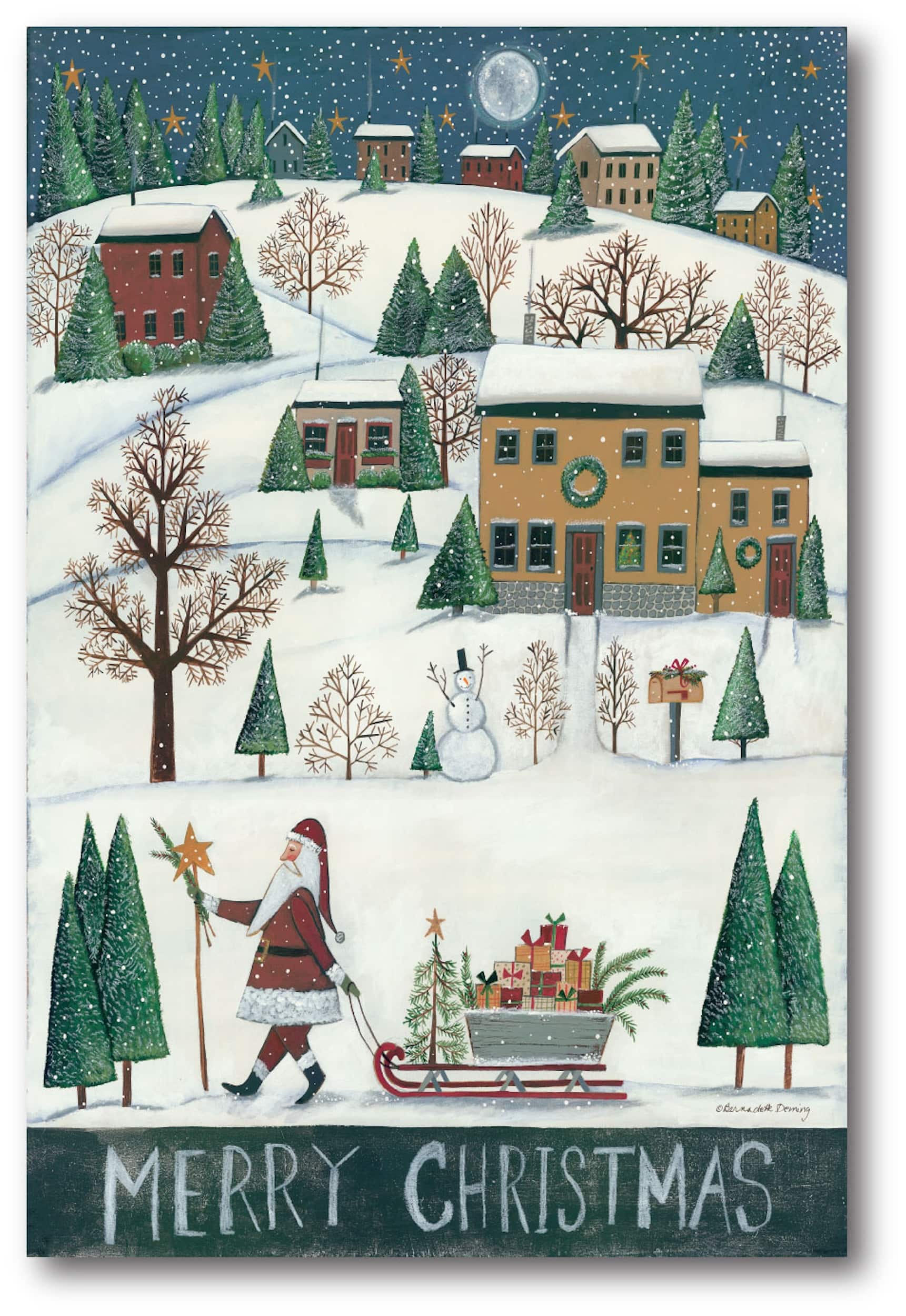 Courtside Market® Merry Christmas Gallery-Wrapped Canvas Wall Art