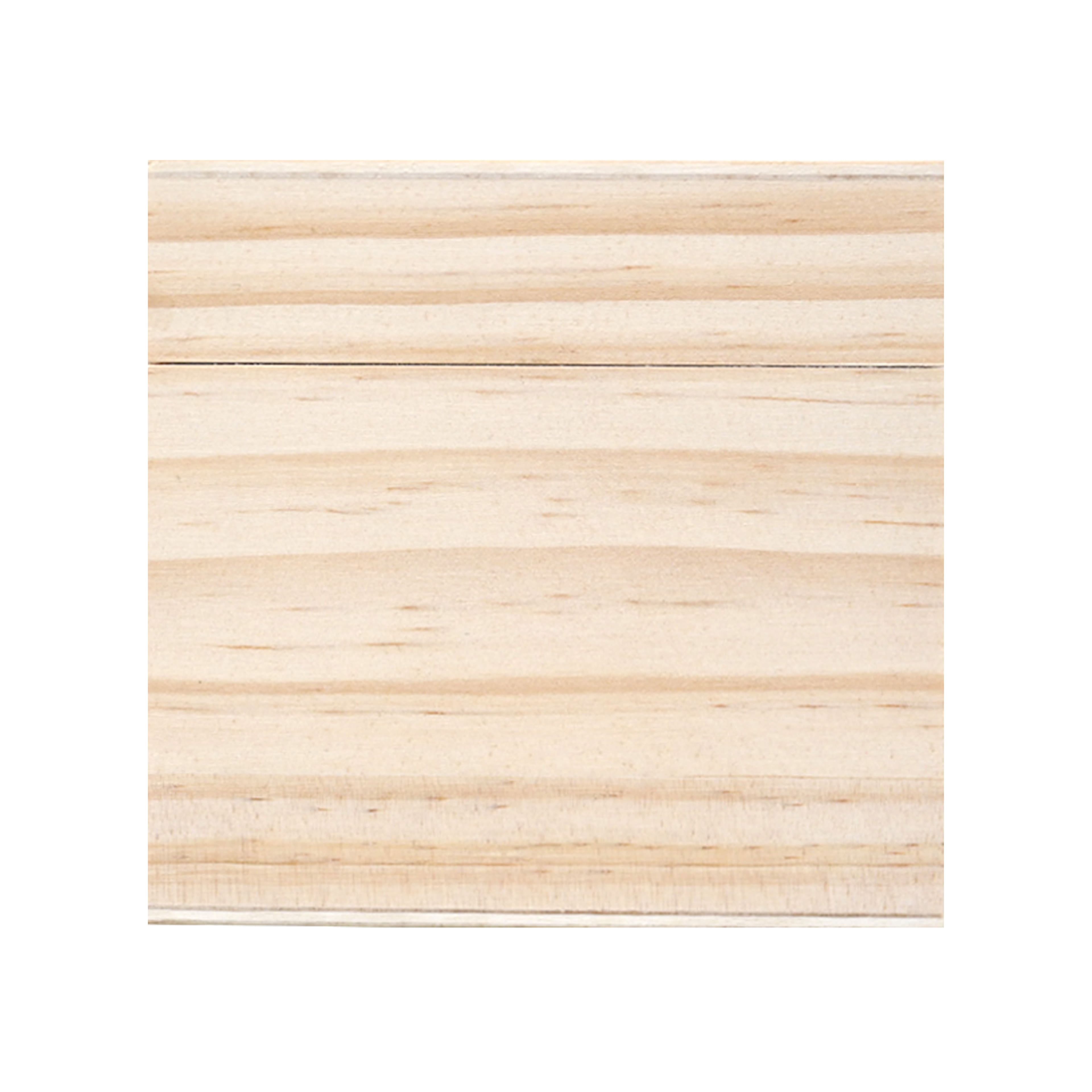 9" Wood Captop Box with Lid