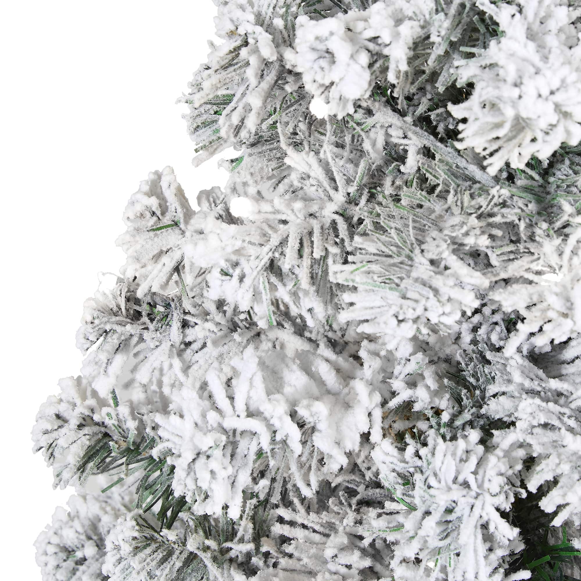 3ft. Unlit Flocked Rock Springs Spruce Artificial Christmas Tree