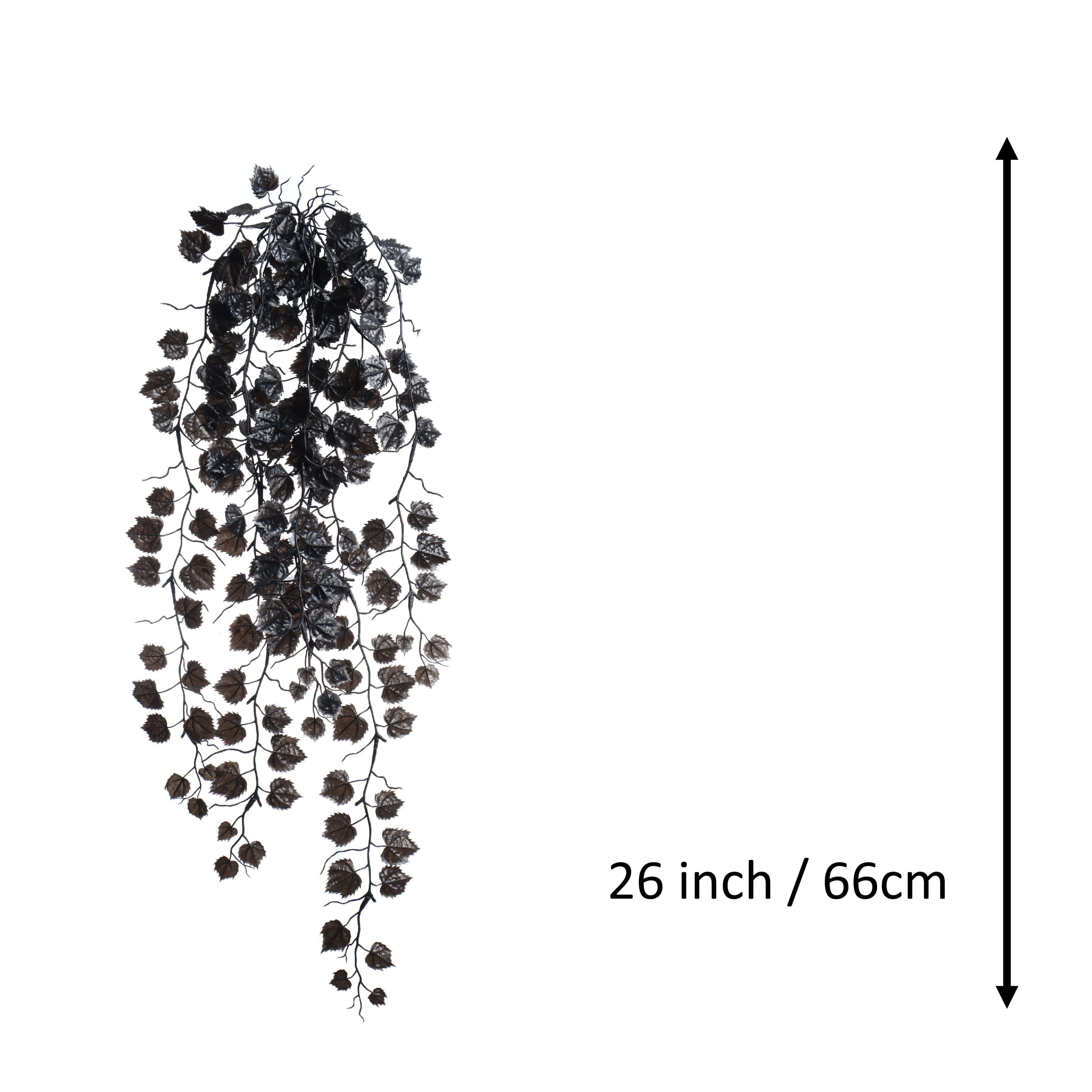 26" Black Grape Leaf Bush by Ashland®
