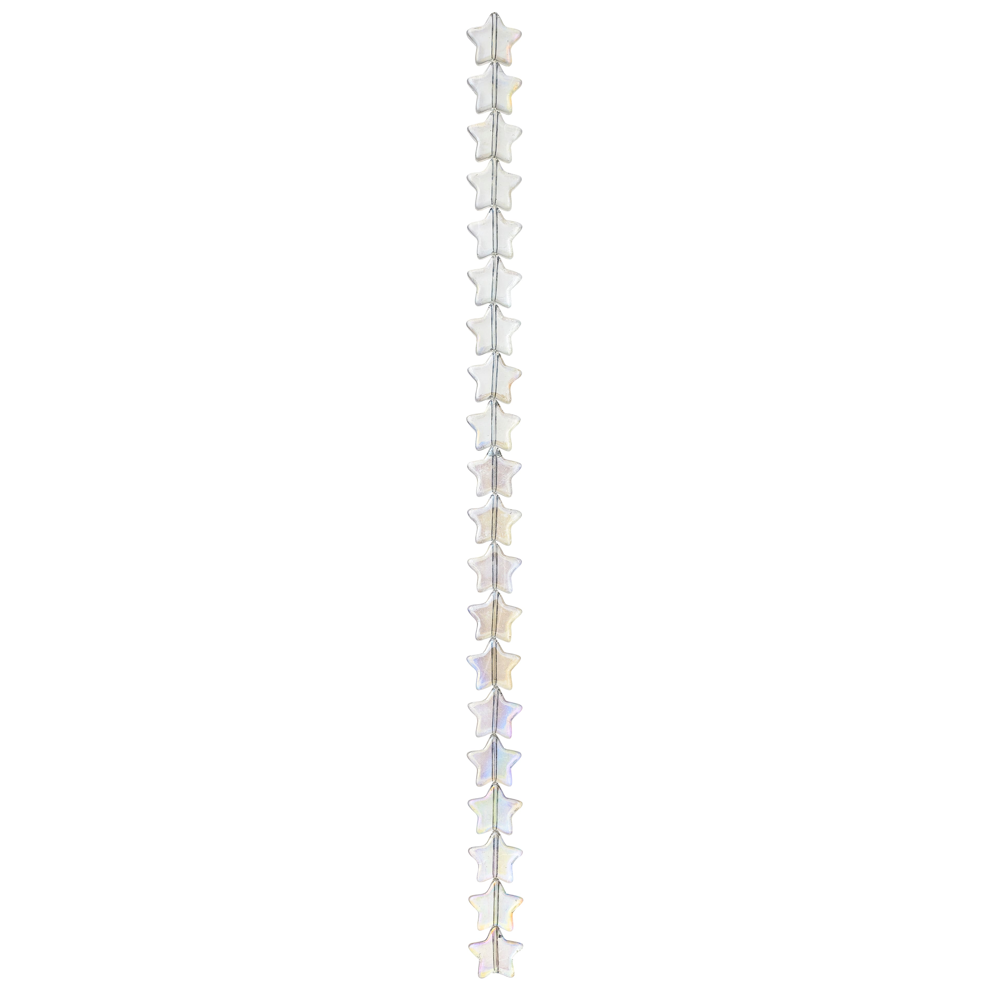 12 Packs: 21 ct. (252 total) Clear Glass Star Beads, 12mm by Bead Landing™