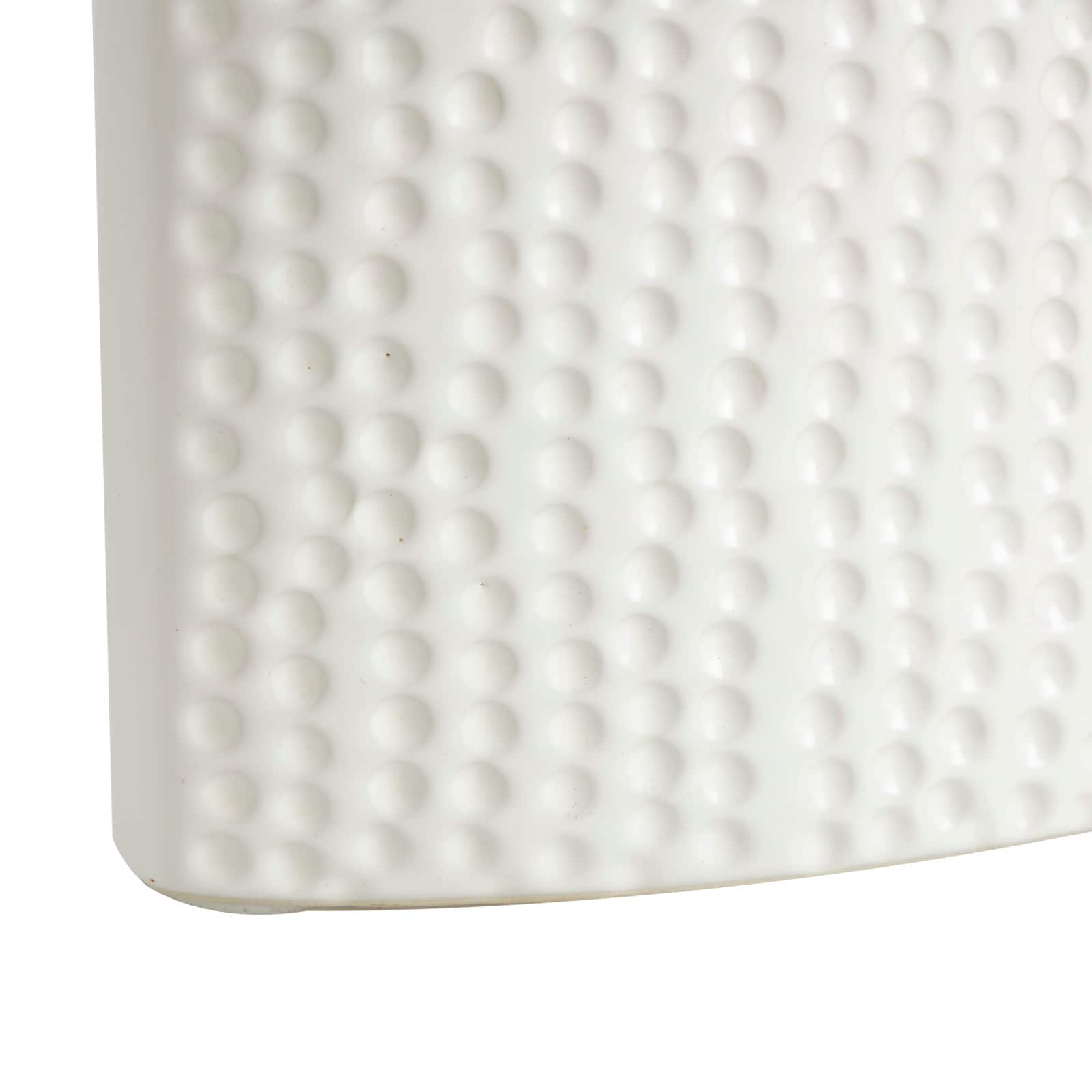 White & Gold Leaf Accent Ceramic Vase Set