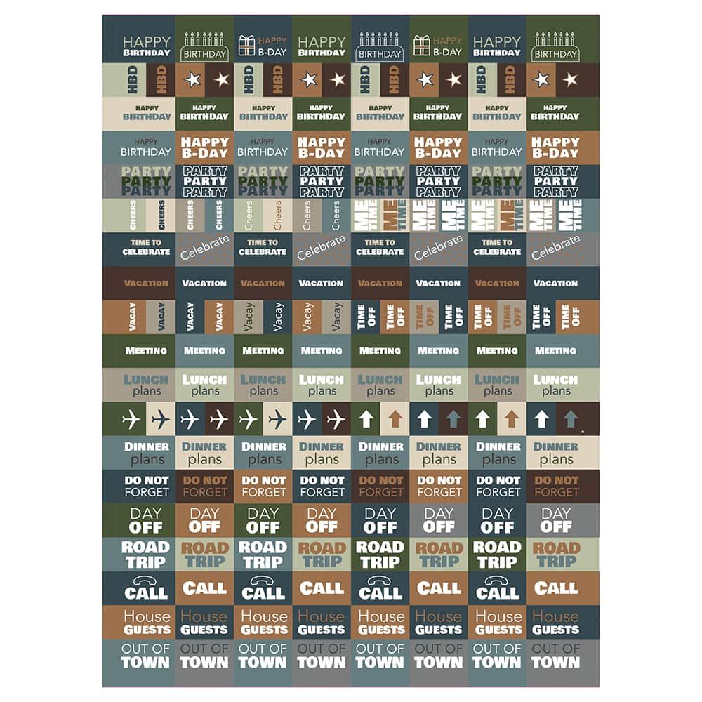 2027 Foggy Forest Large Weekly Monthly Planner