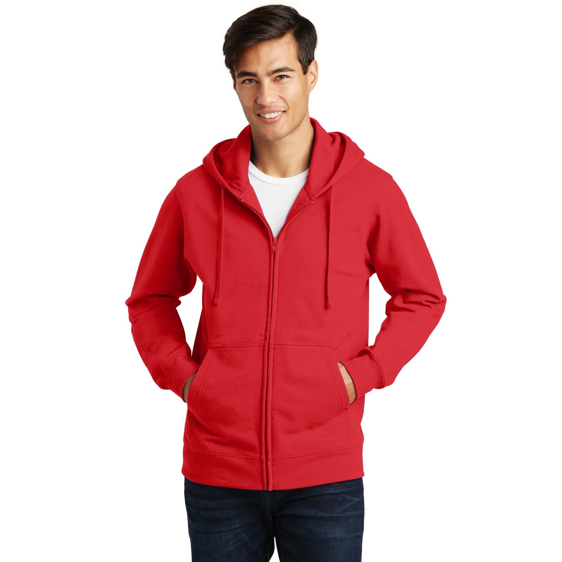 Port & Company® Fan Favorite Fleece Full-Zip Hooded Sweatshirt
