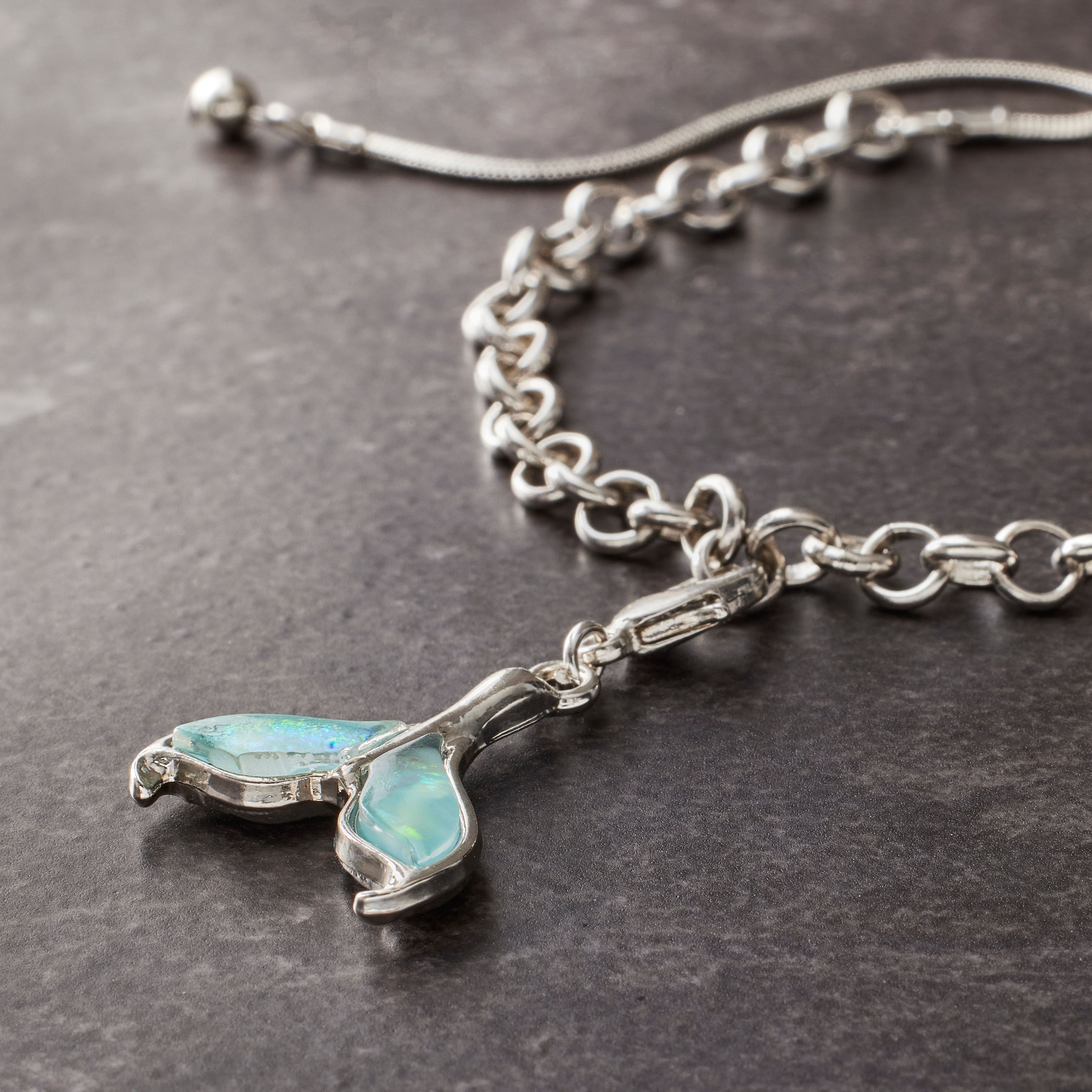 12 Pack: Charmalong™ Rhodium Mermaid Charm by Bead Landing™