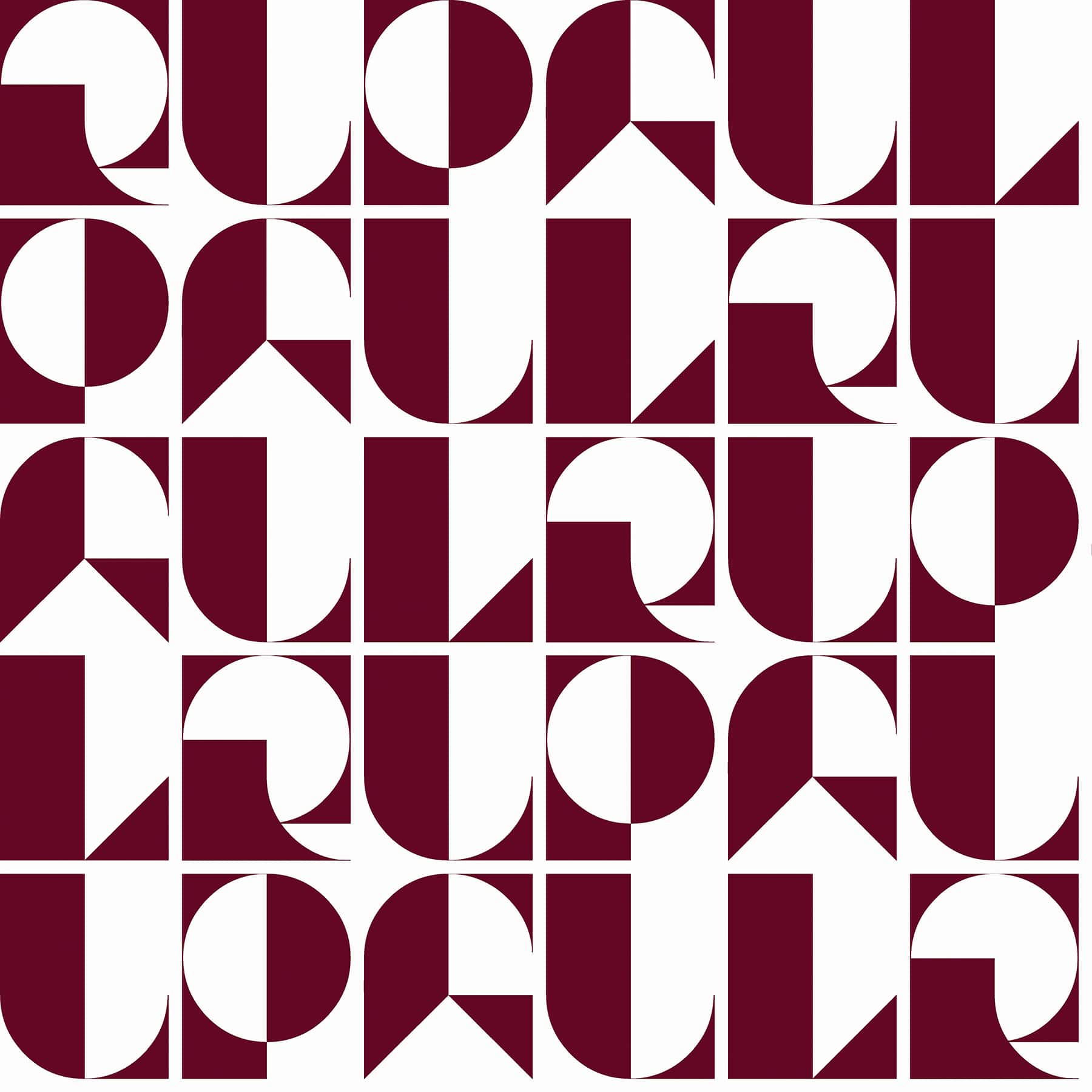 RuPaul RuDeco Oxblood Red Peel & Stick Wallpaper