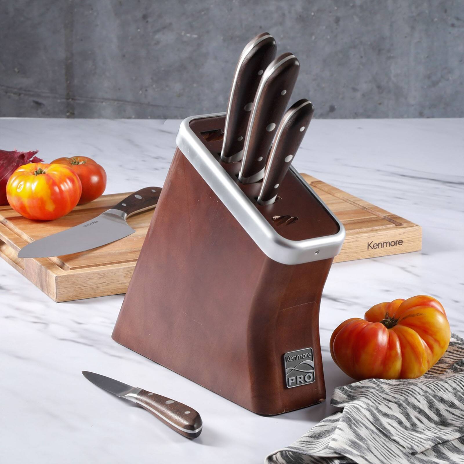 Kenmore® Pro Truman 6-Piece High Carbon Stainless Steel Cutlery Set with Wood Handles