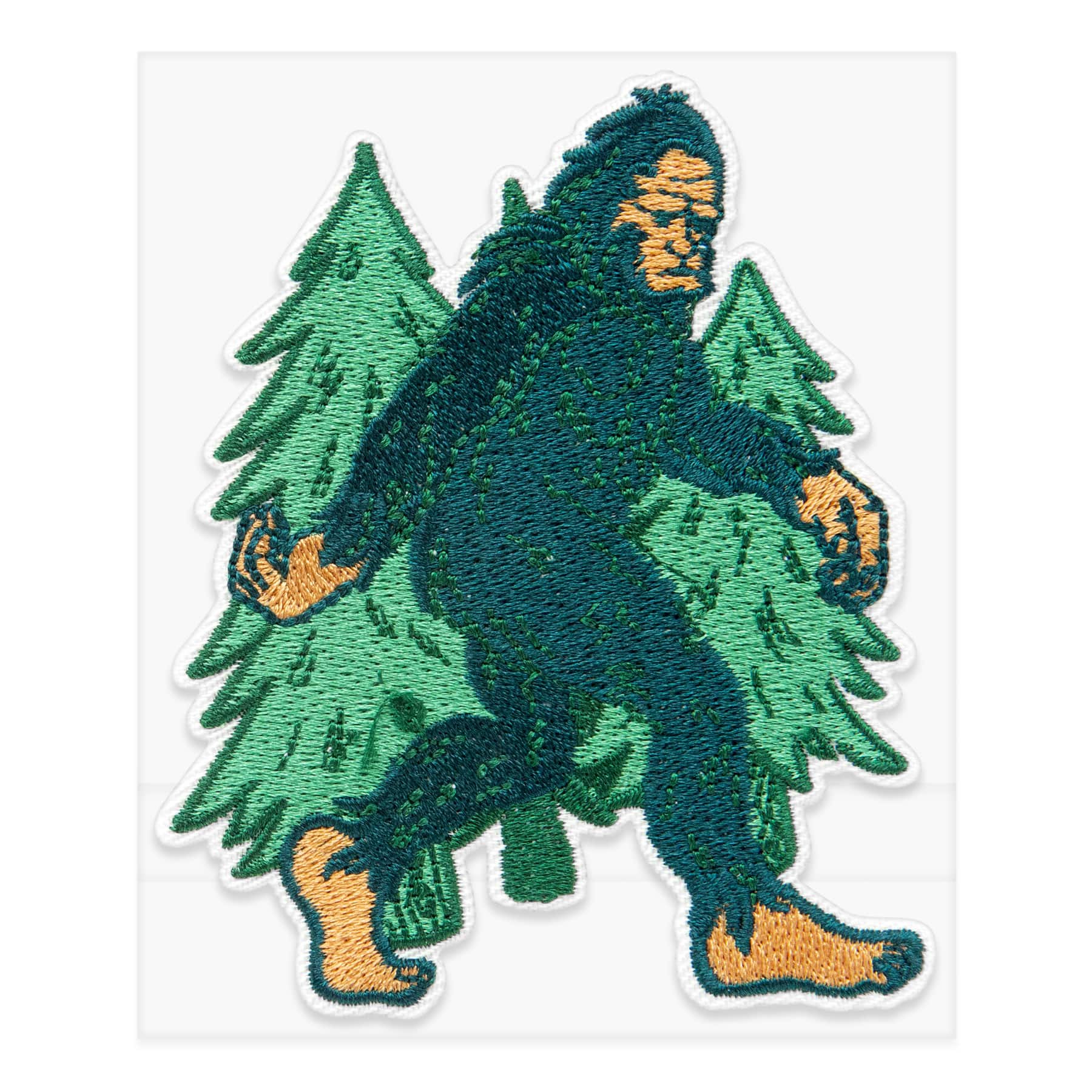 Sasquatch Embroidered Iron-On & Adhesive Patch by Make Market®