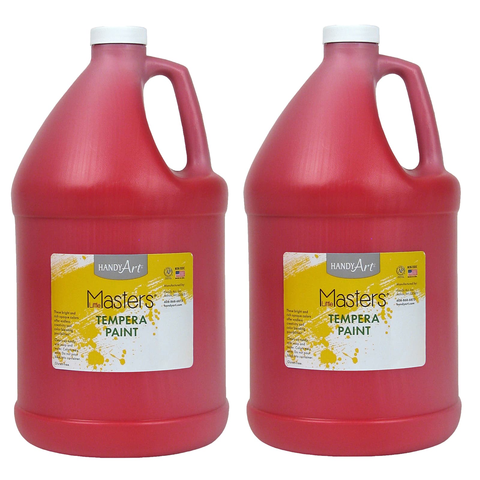 Handy Art® Little Masters® Tempera Paint Gallon, 2ct. in Red | 128 fl oz | Michaels®