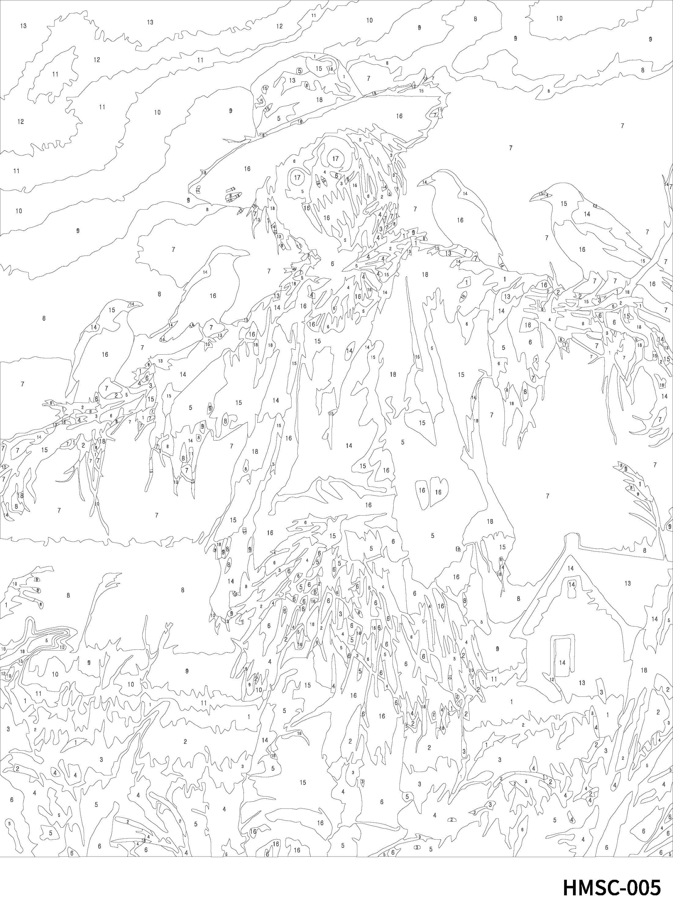 11" x 14" Scarecrow Paint-by-Number Kit by Artist's Loft®