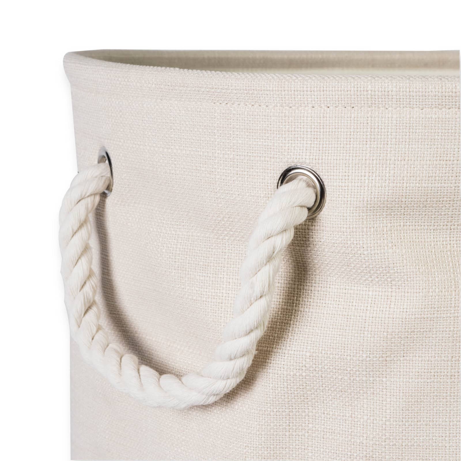 DII® Large Round Variegated Polyester Bin
