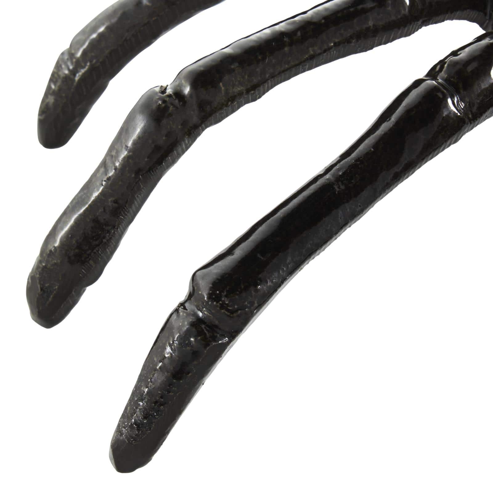Black Aluminum Metal Crab Sculptures, 2ct.