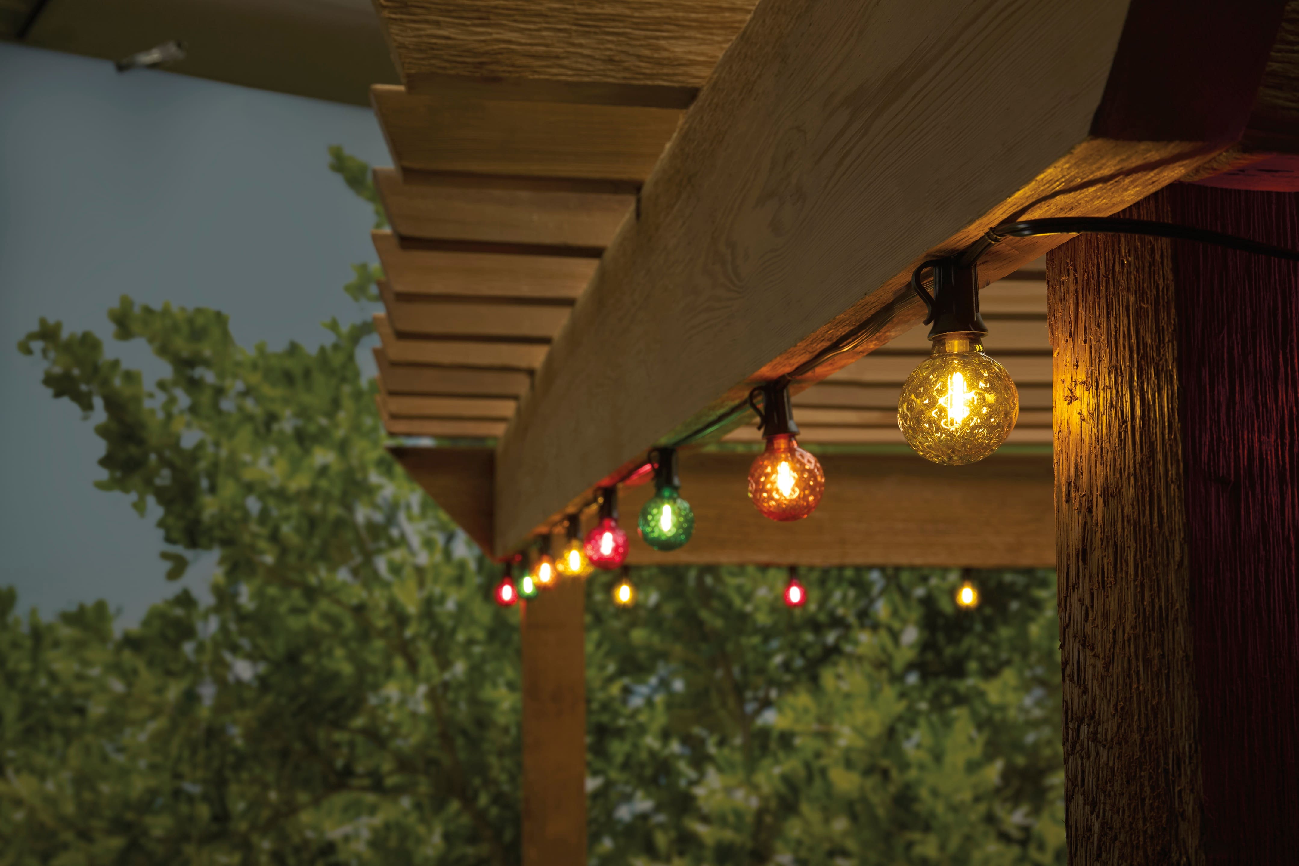 16ct. Shatterproof Multicolor Cut Globe Bulbs LED String Lights by Ashland®