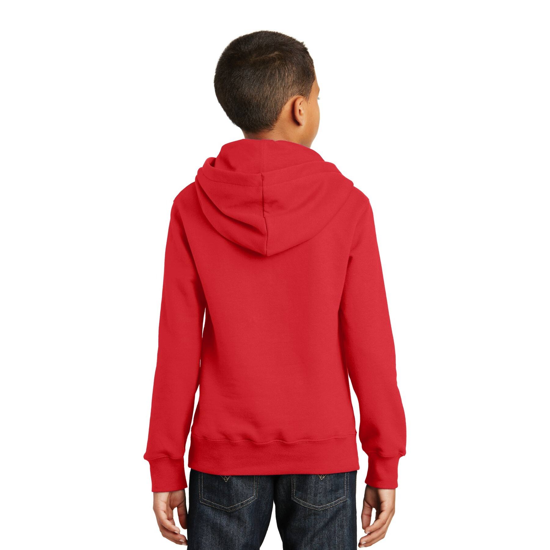 Port & Company® Fan Favorite Youth Fleece Pullover Hooded Sweatshirt