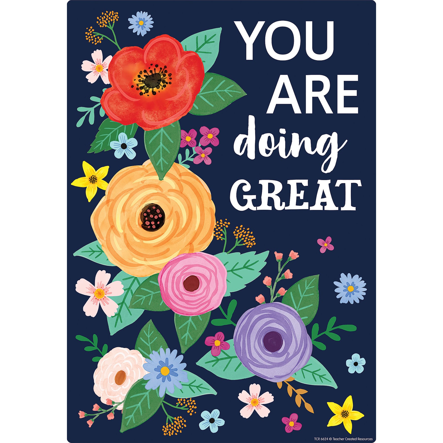 Teacher Created Resources® 11" x 16" Wildflowers Positive Sayings Small Posters Set