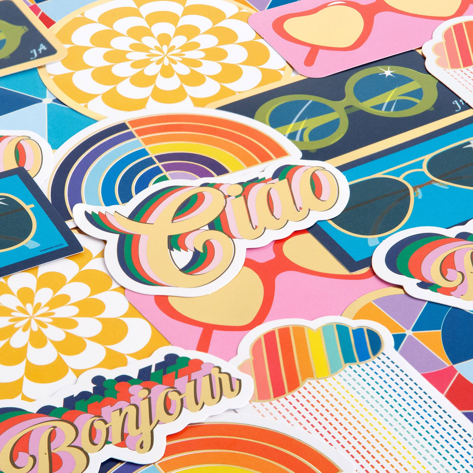 Jonathan Adler x Michaels Summer Sorbet Vinyl Stickers