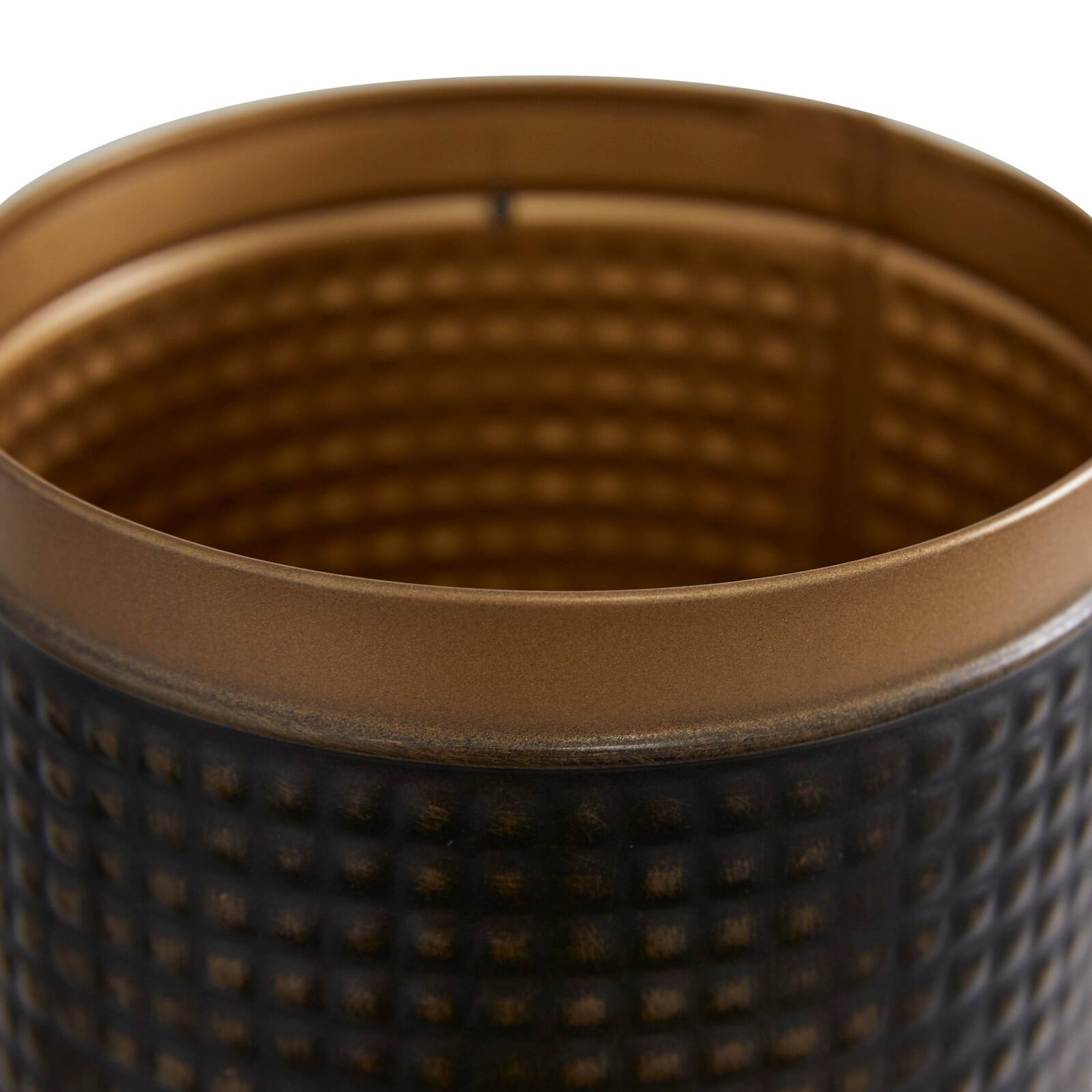 Black Metal Farmhouse Canister Set