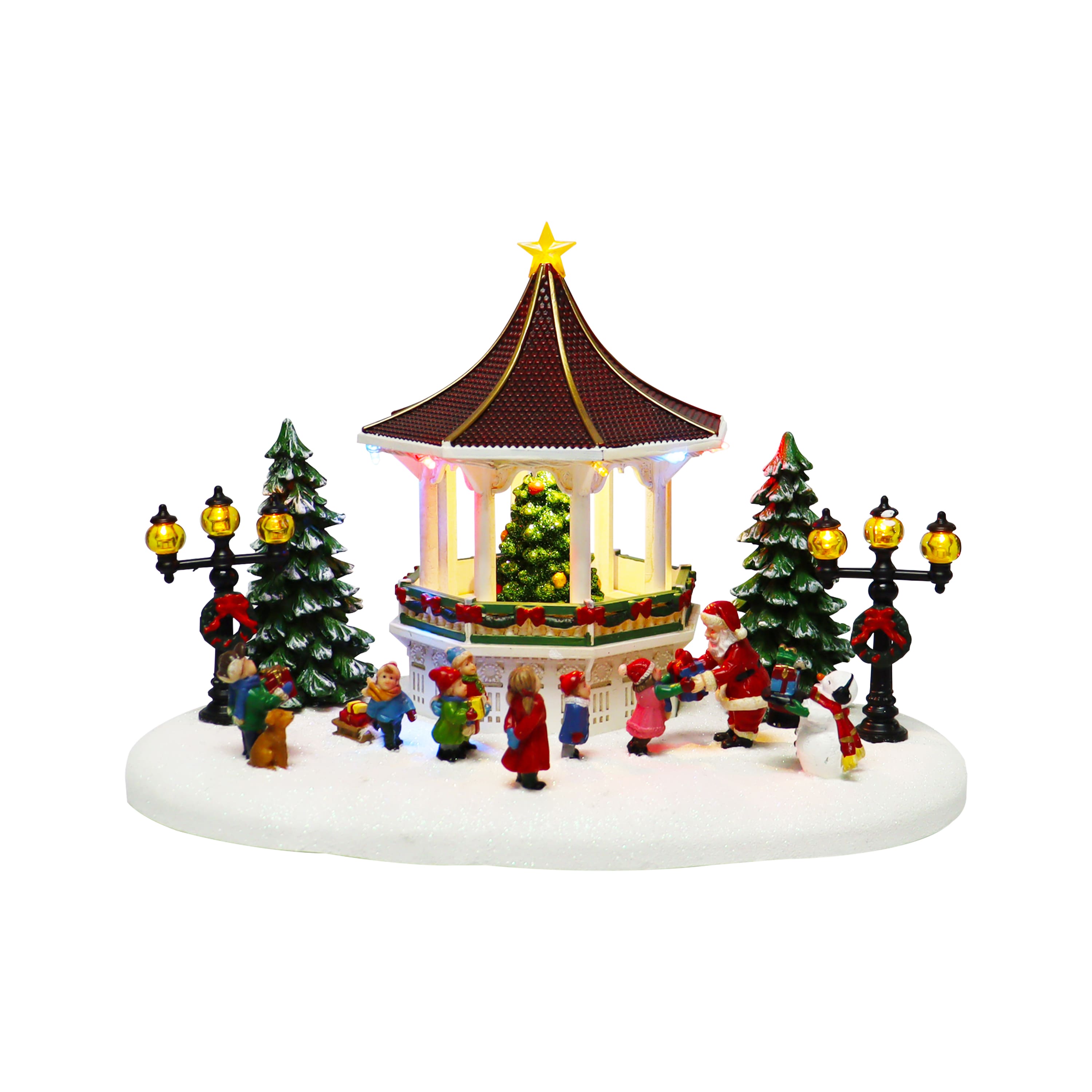 Moments in Time Christmas Village Tabletop Décor Set