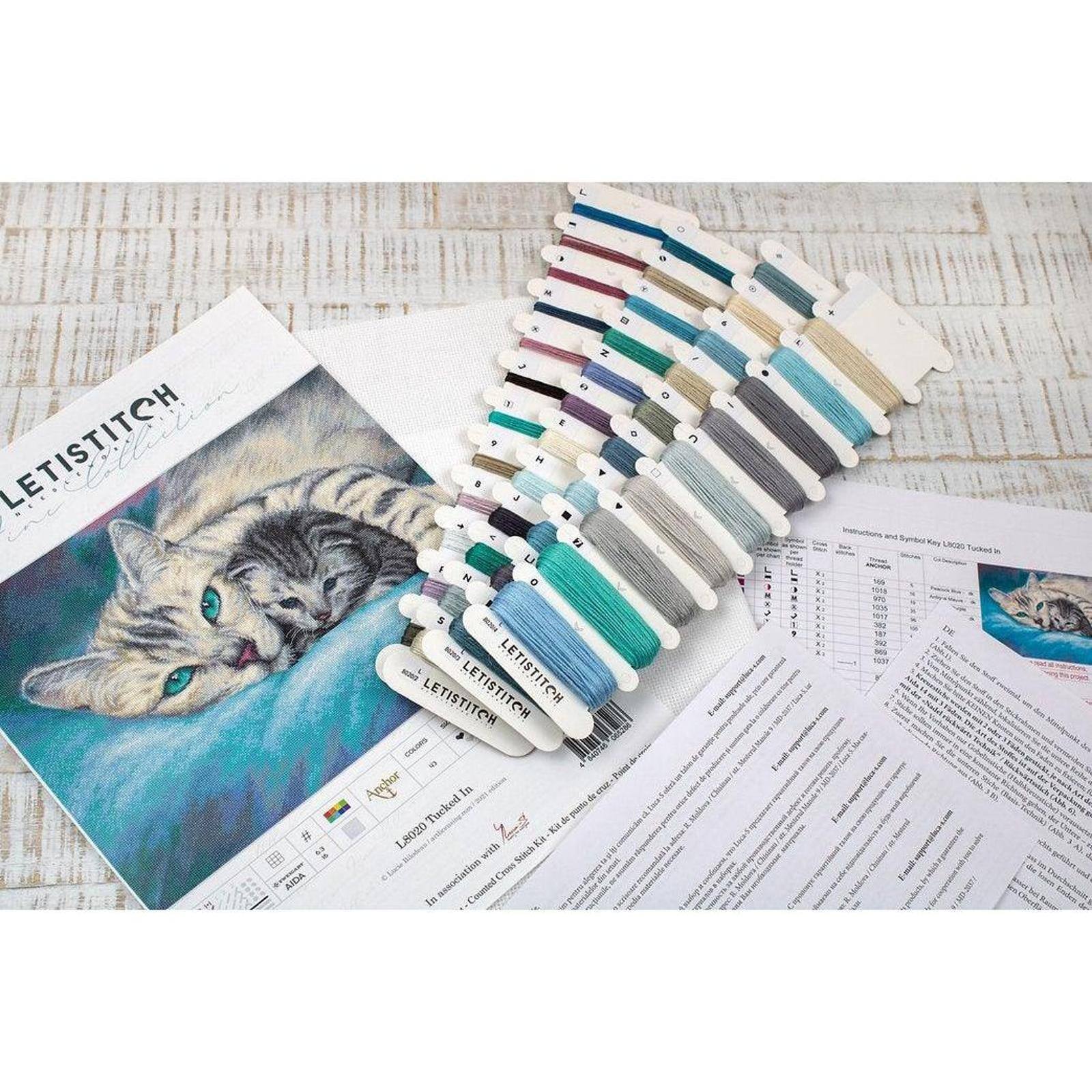 Letistitch Tucked In Counted Cross Stitch Kit