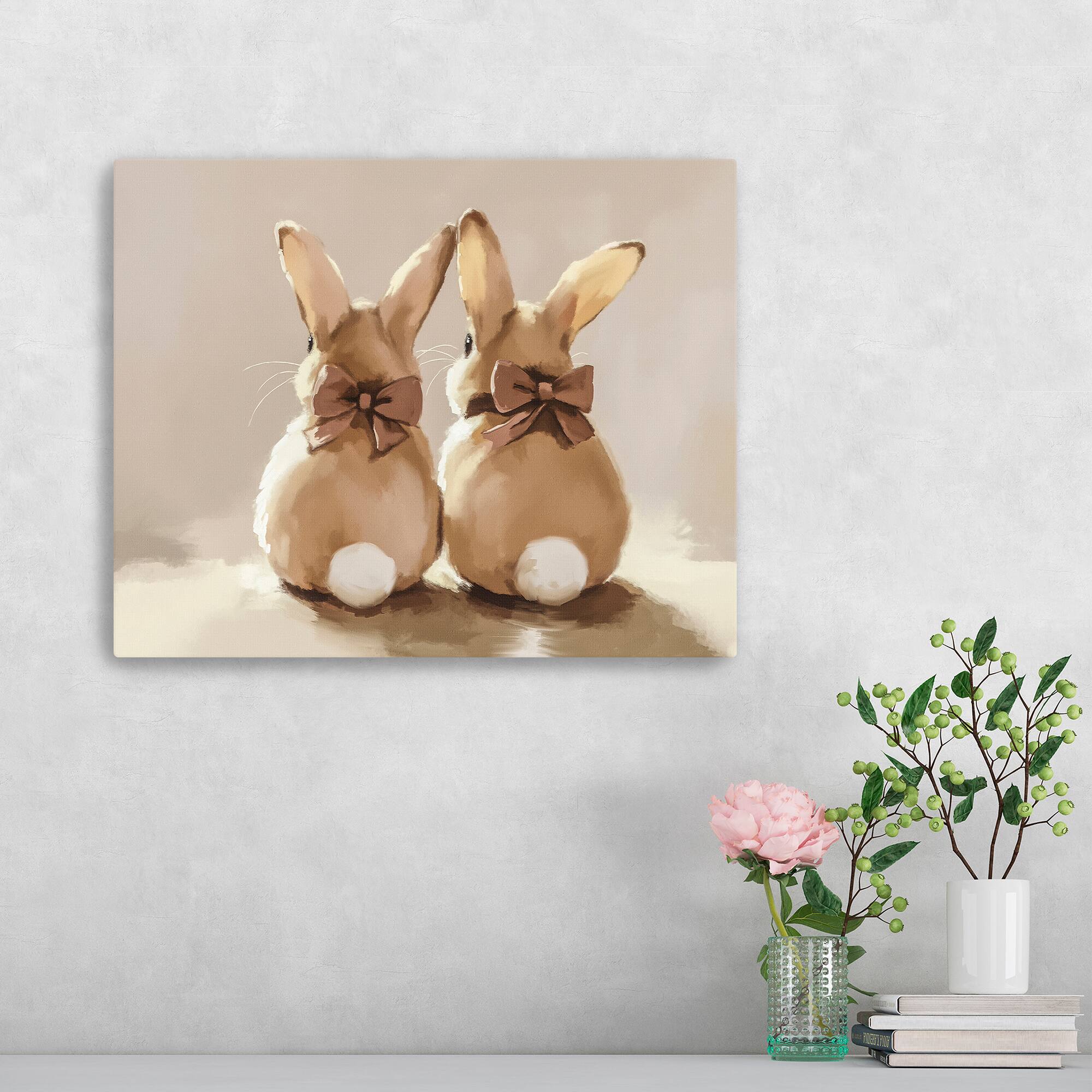 Lumaprints Buck and Doe Canvas Giclée Art