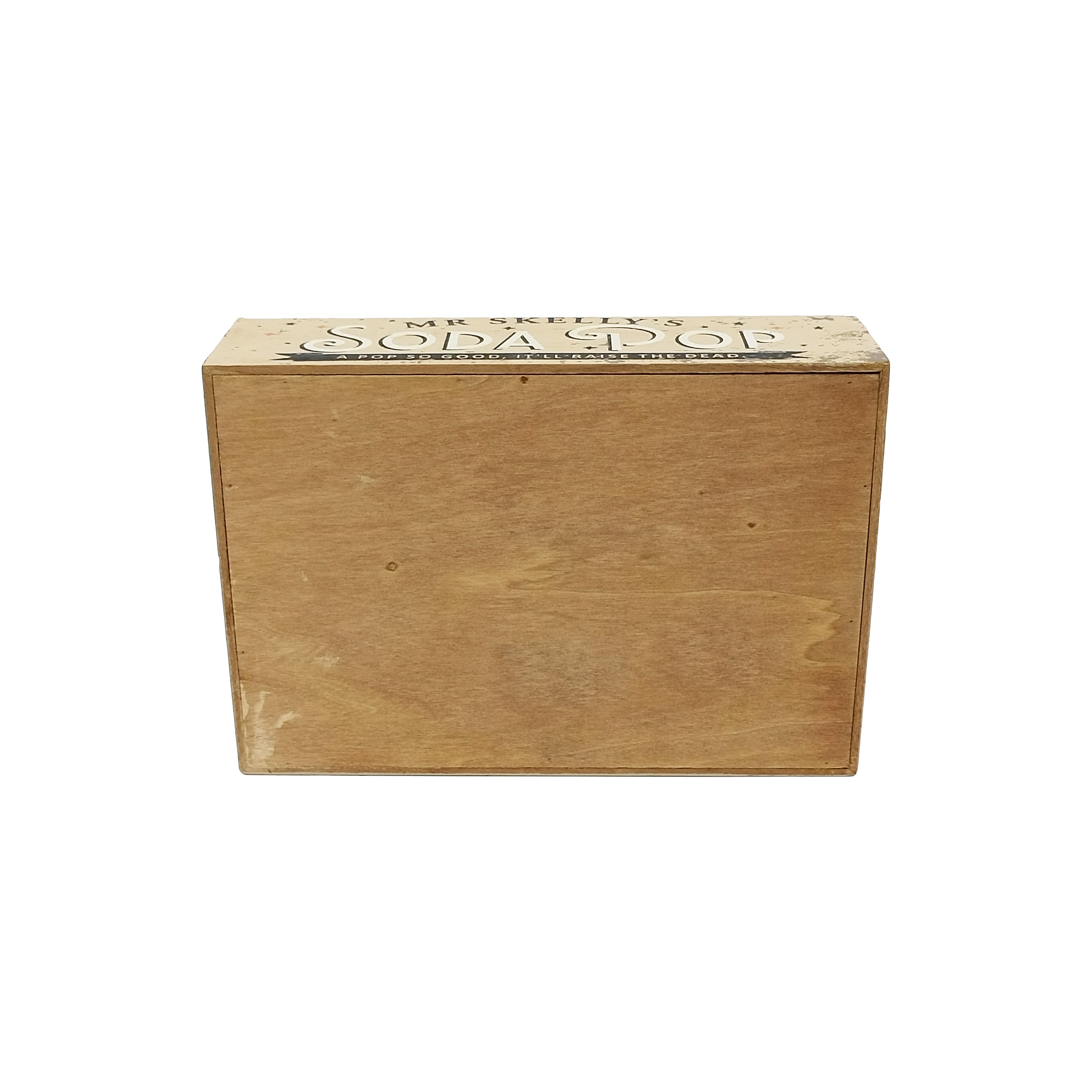 10" Mr. Skelly's Soda Pop Wood Bottle Crate by Ashland®