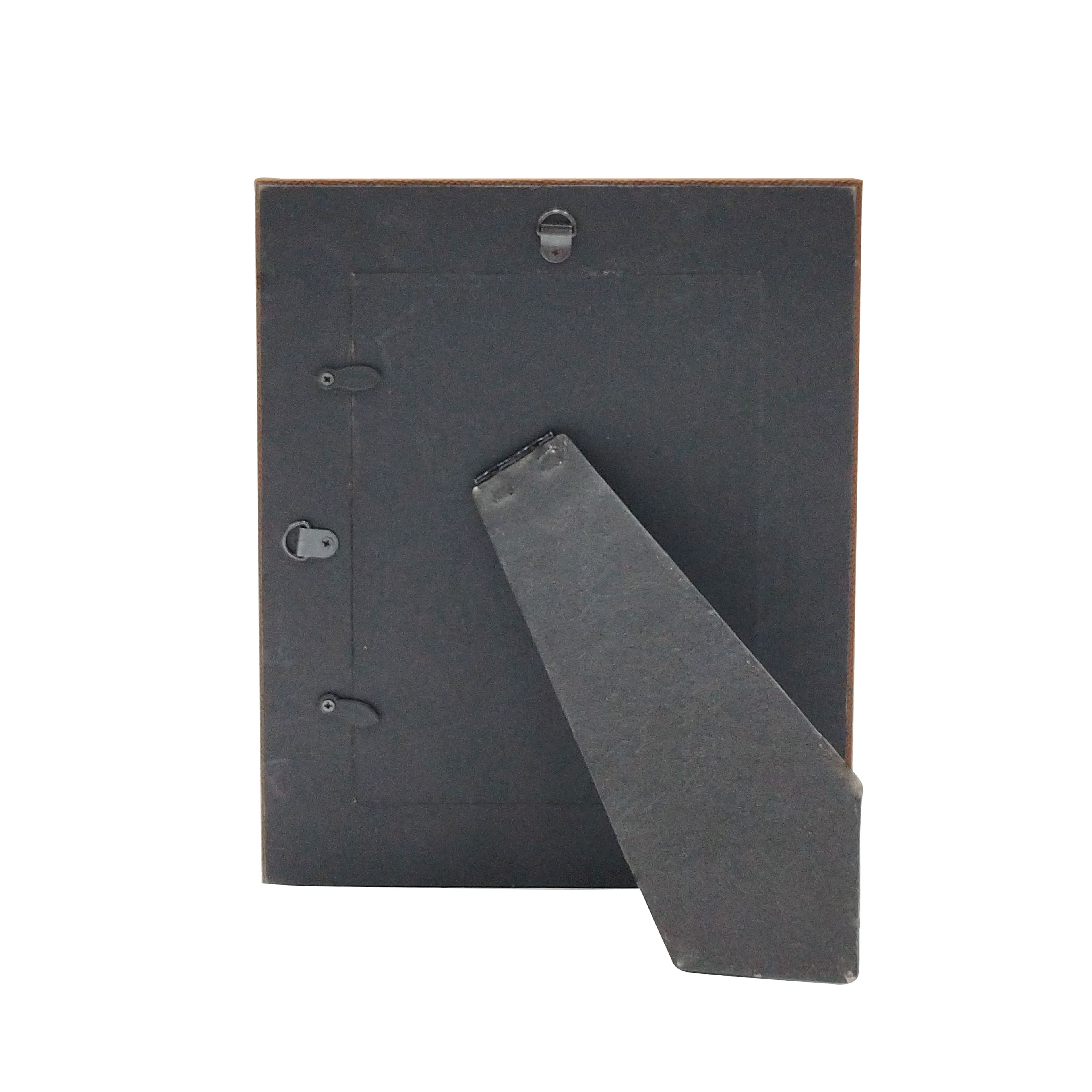 5" x 7" Brown Faux Leather Tabletop Frame, Treasured Finds by Ashland®