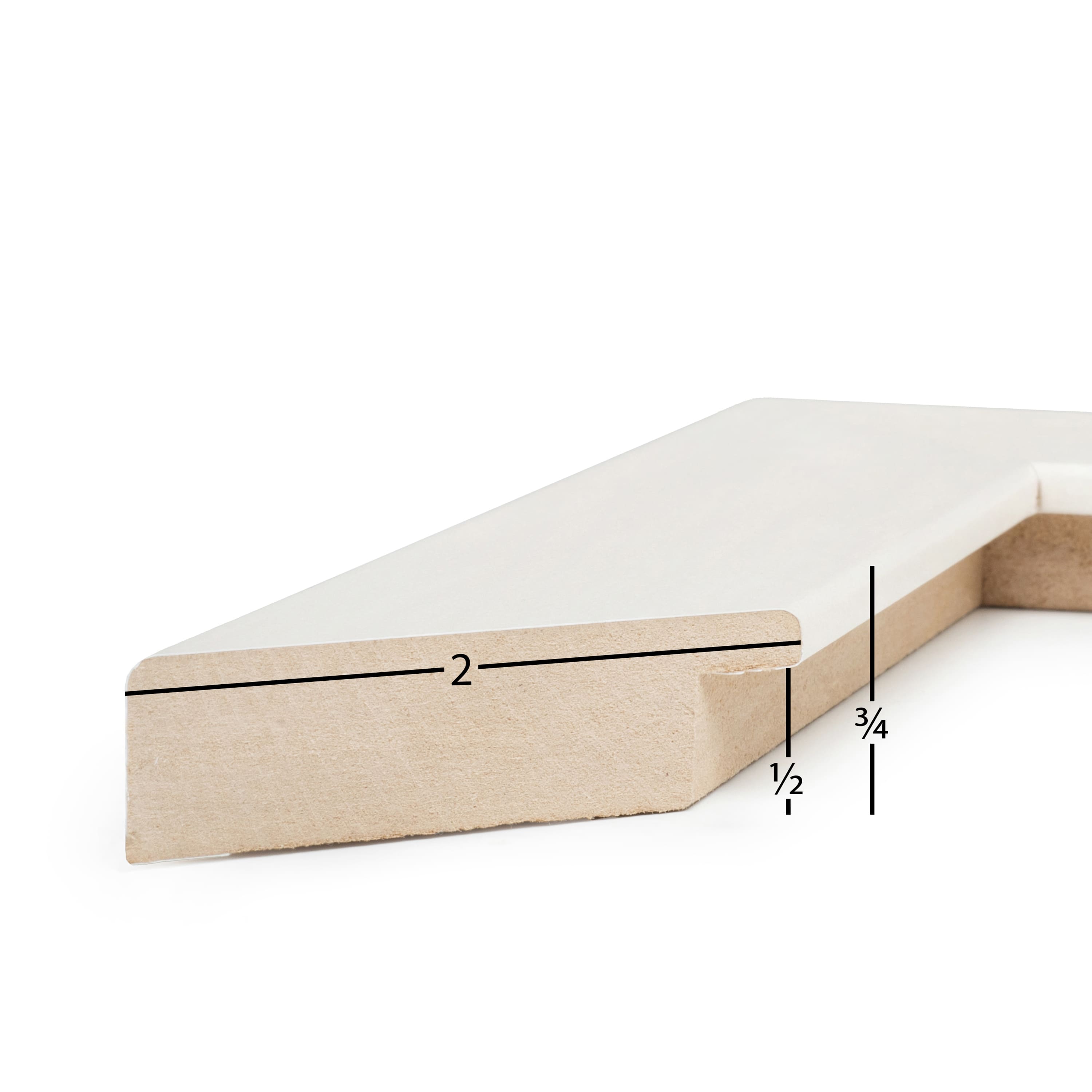 Frame USA Colori Large White Single Image Picture Frame with Mat