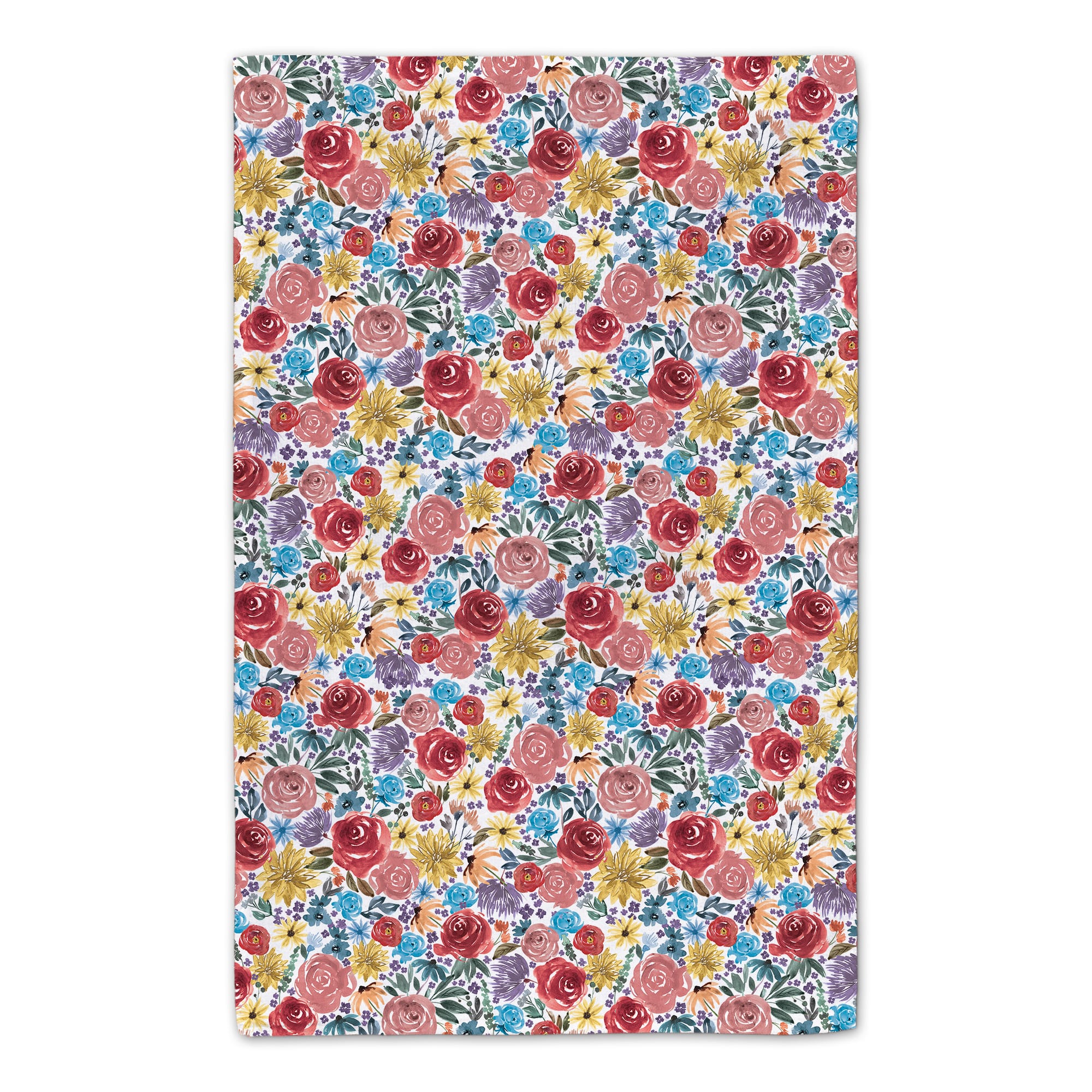 Floral Mug Stack Tea Towel Set