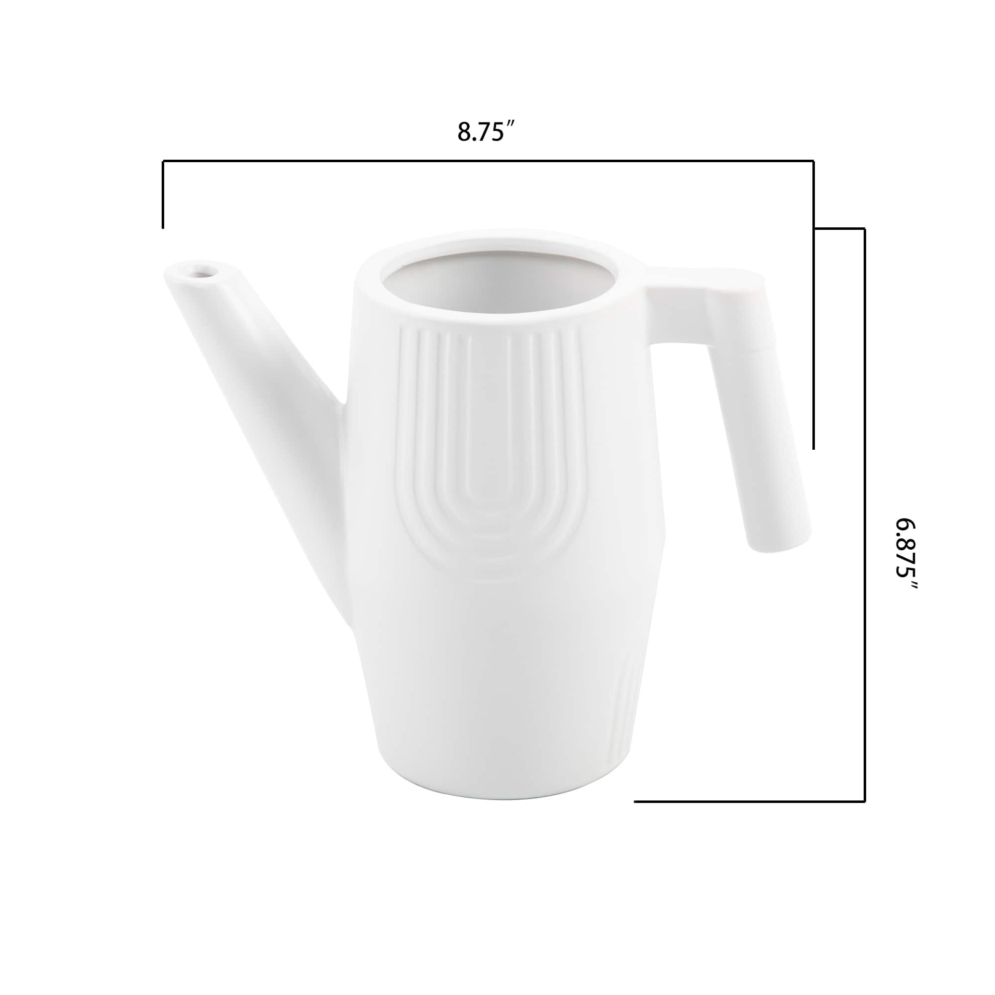 Flora Bunda 8.75" Rainbow Ceramic Watering Can