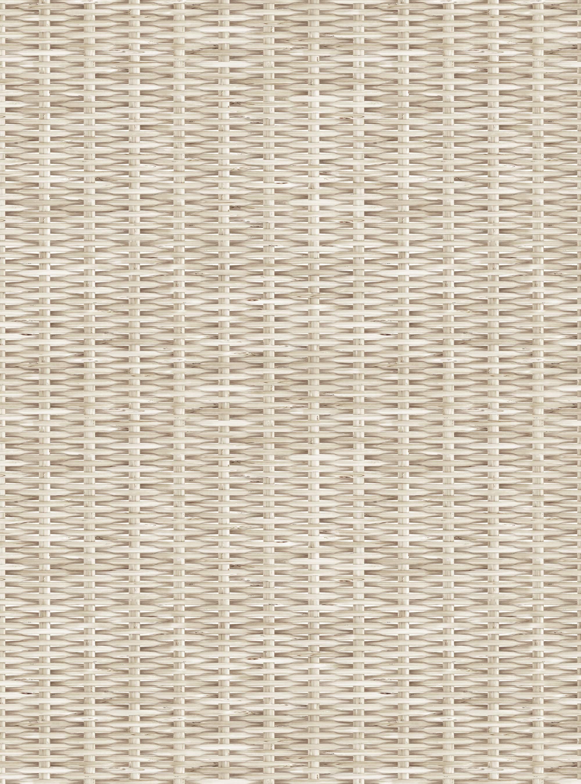 Simple Shapes Coastal Cane Weave Look Pre-Pasted Wallpaper Rolls, 2ct.
