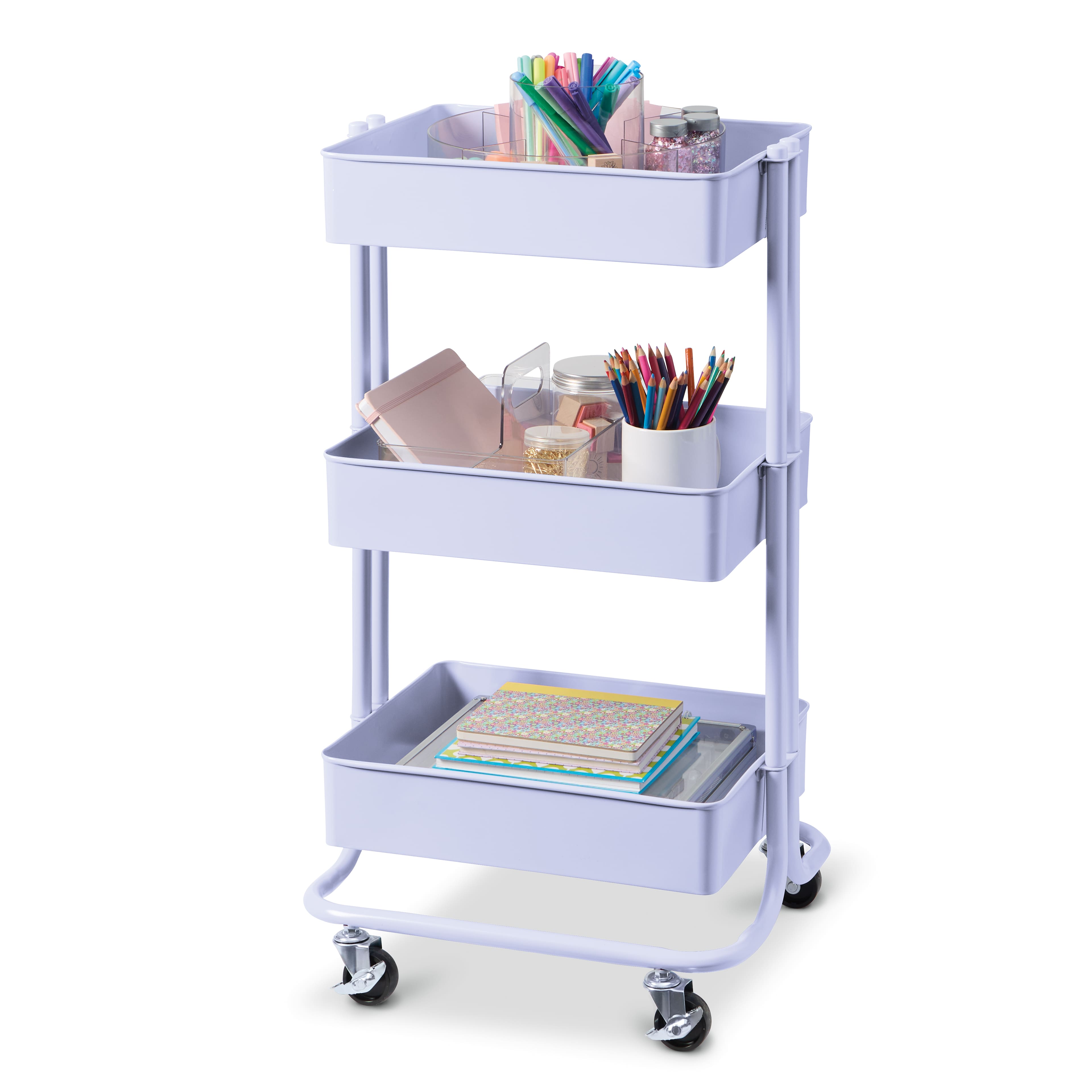 Lexington 3-Tier Rolling Cart by Simply Tidy®