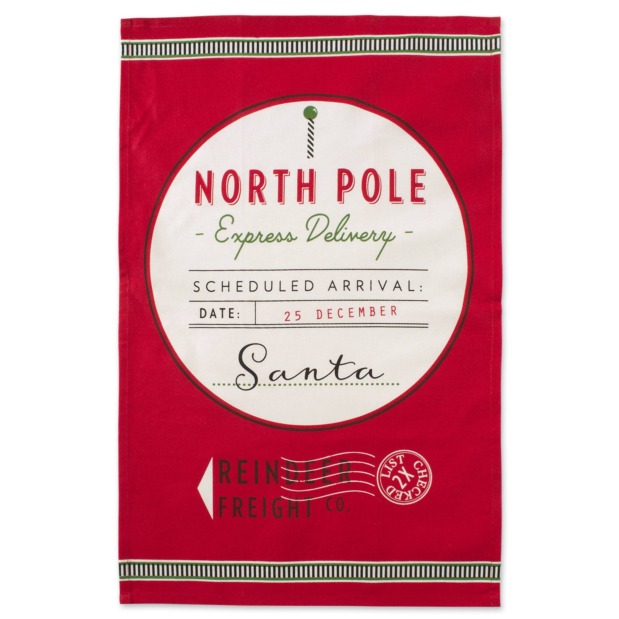 DII® North Pole Holiday Printed Dishtowel Set