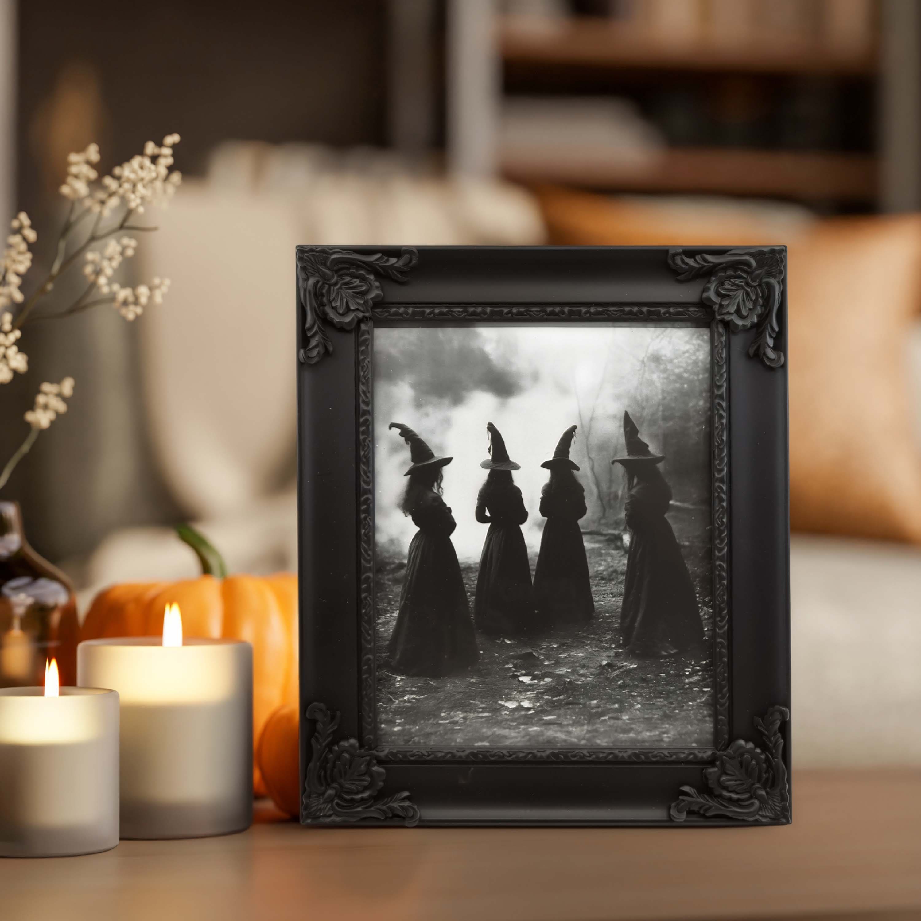 8" x 10" Black Baroque Wood Tabletop Frame by Ashland®