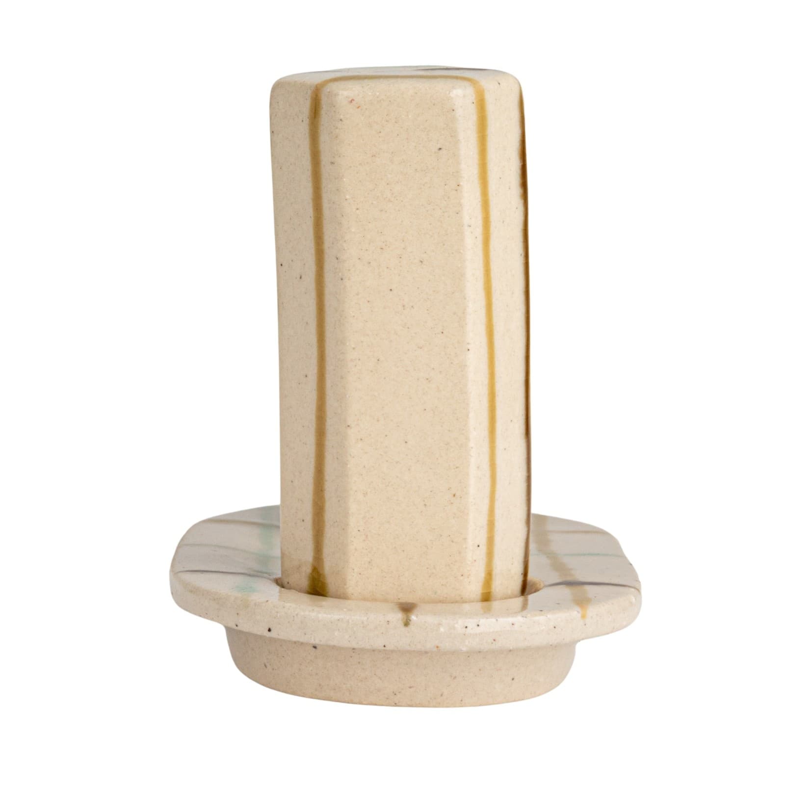Hello Honey® Multicolor Artisanal Harmony Salt & Pepper Shaker Set on a Tray