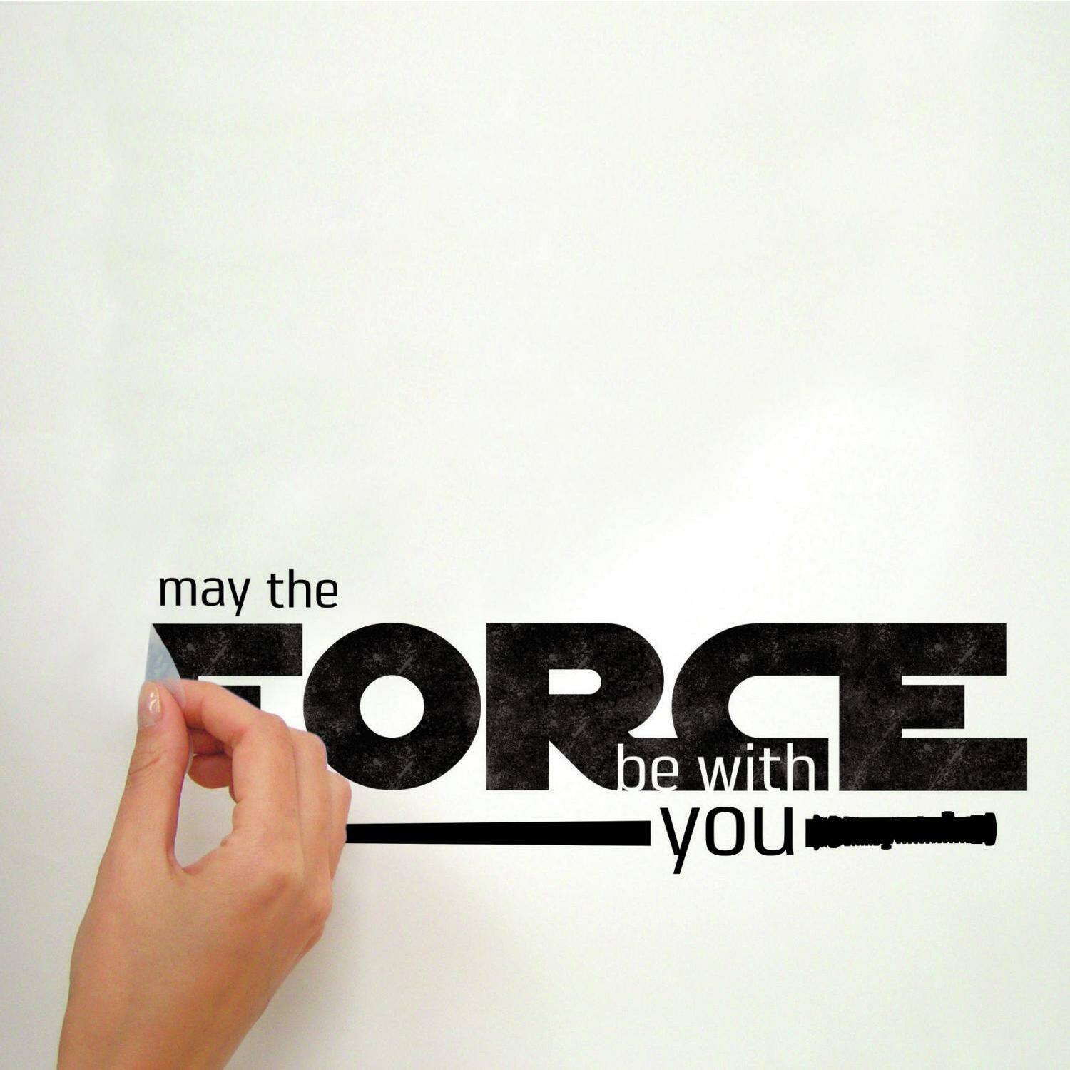 RoomMates Star Wars Classic May The Force Peel & Stick Decals