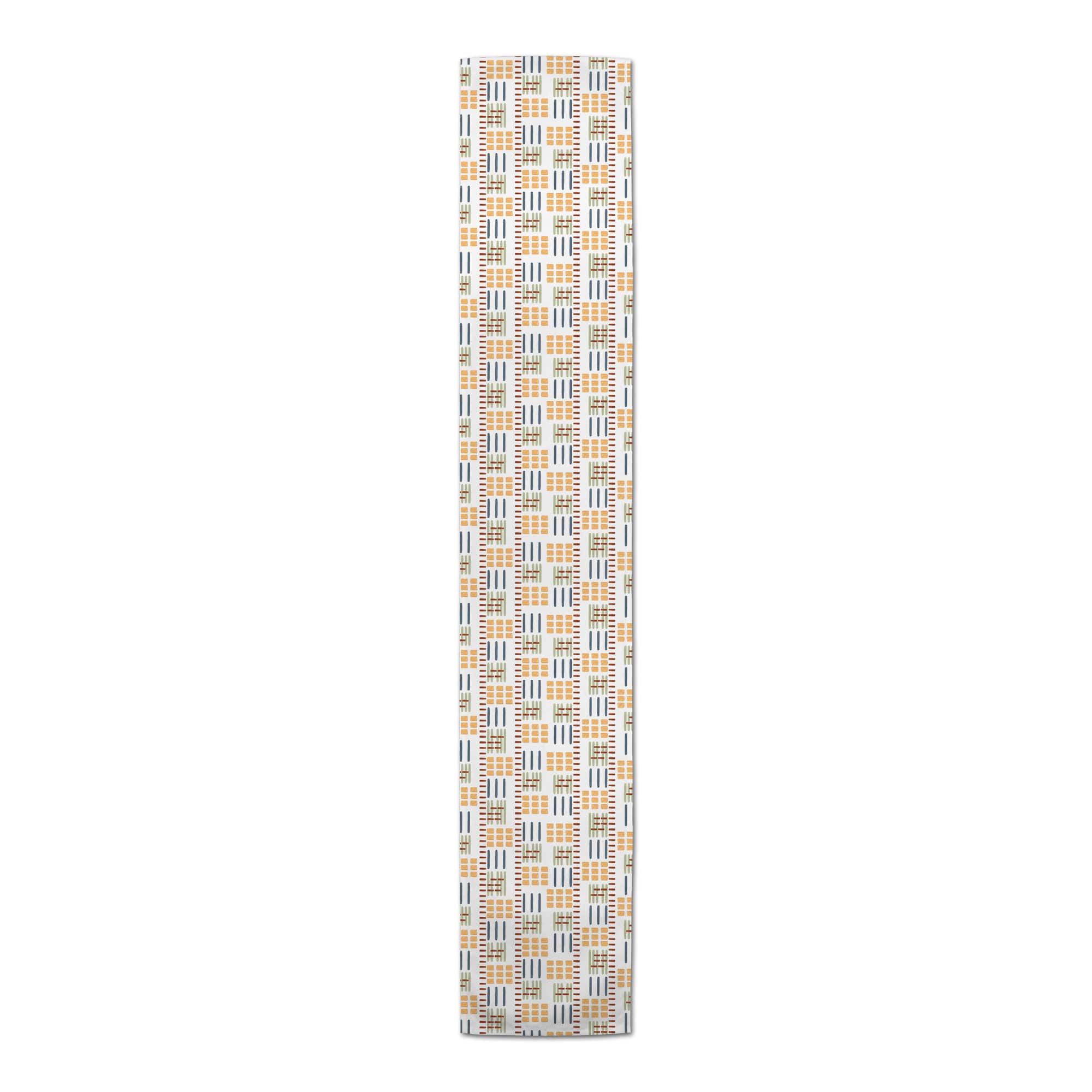 Abstract Textile Outdoor Table Runner