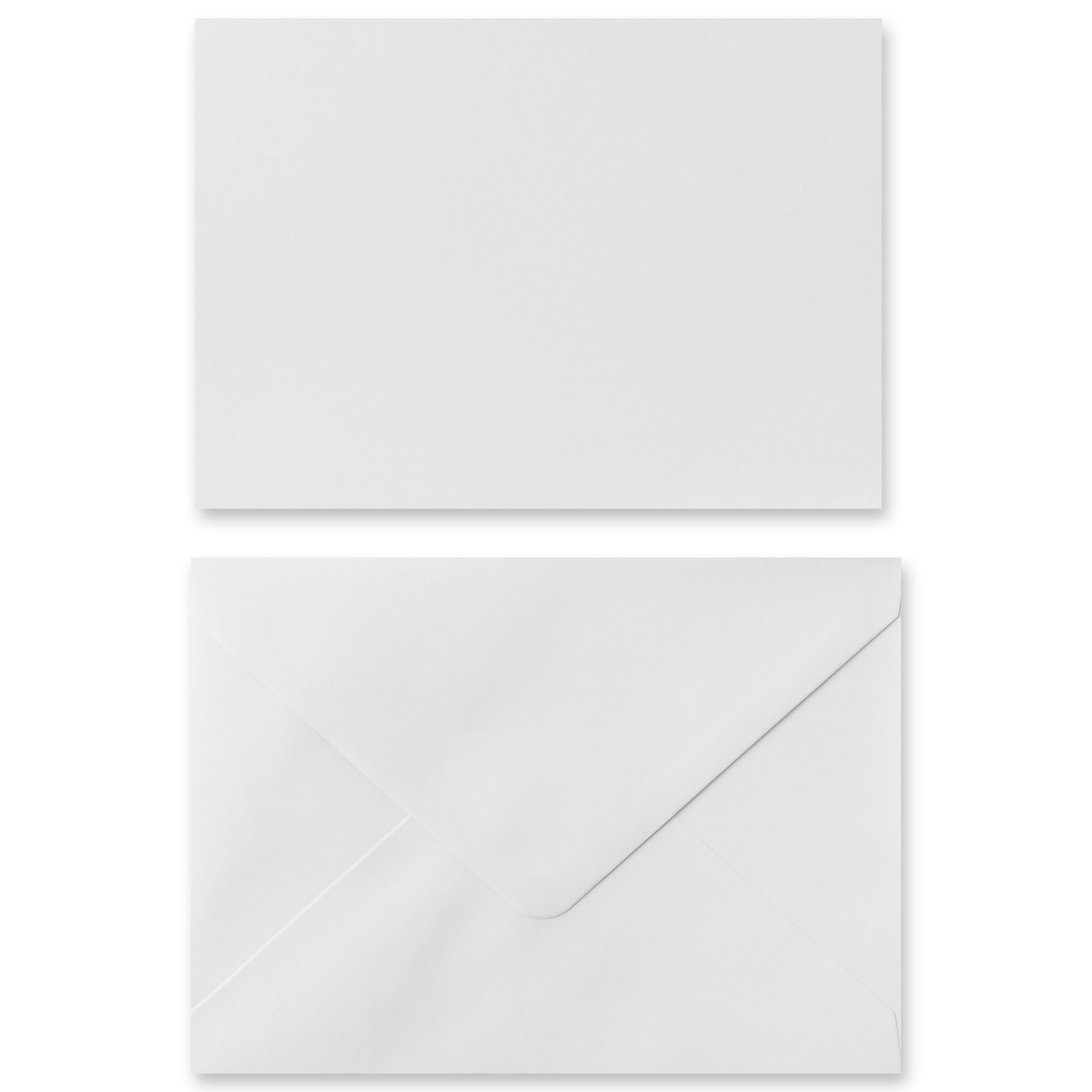 Sets of White Flat Cards & Envelopes by Recollections