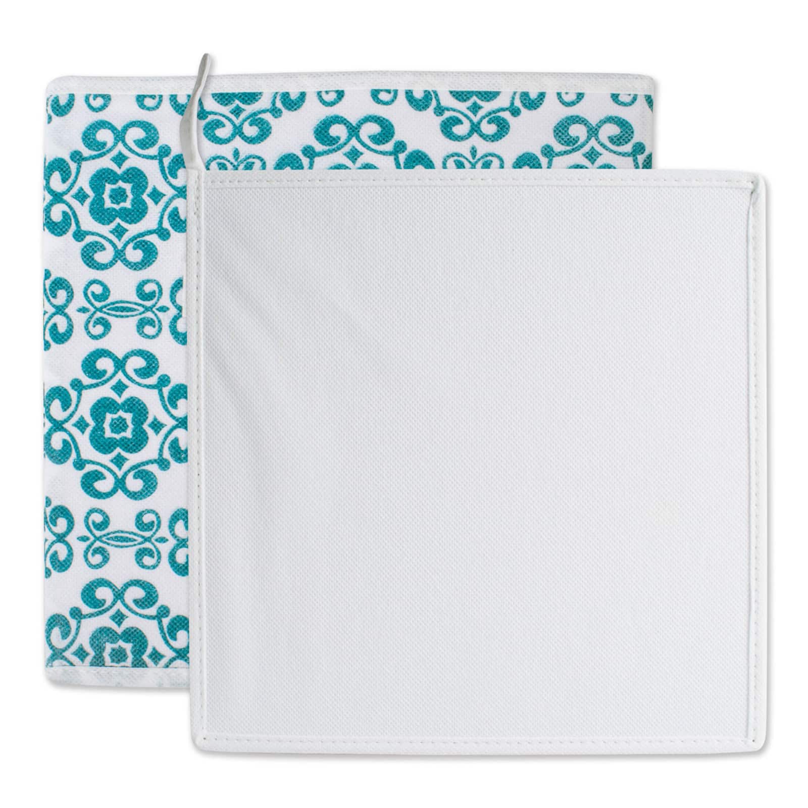 DII® 11" Nonwoven Polyester Scroll Storage Cubes, 2ct.