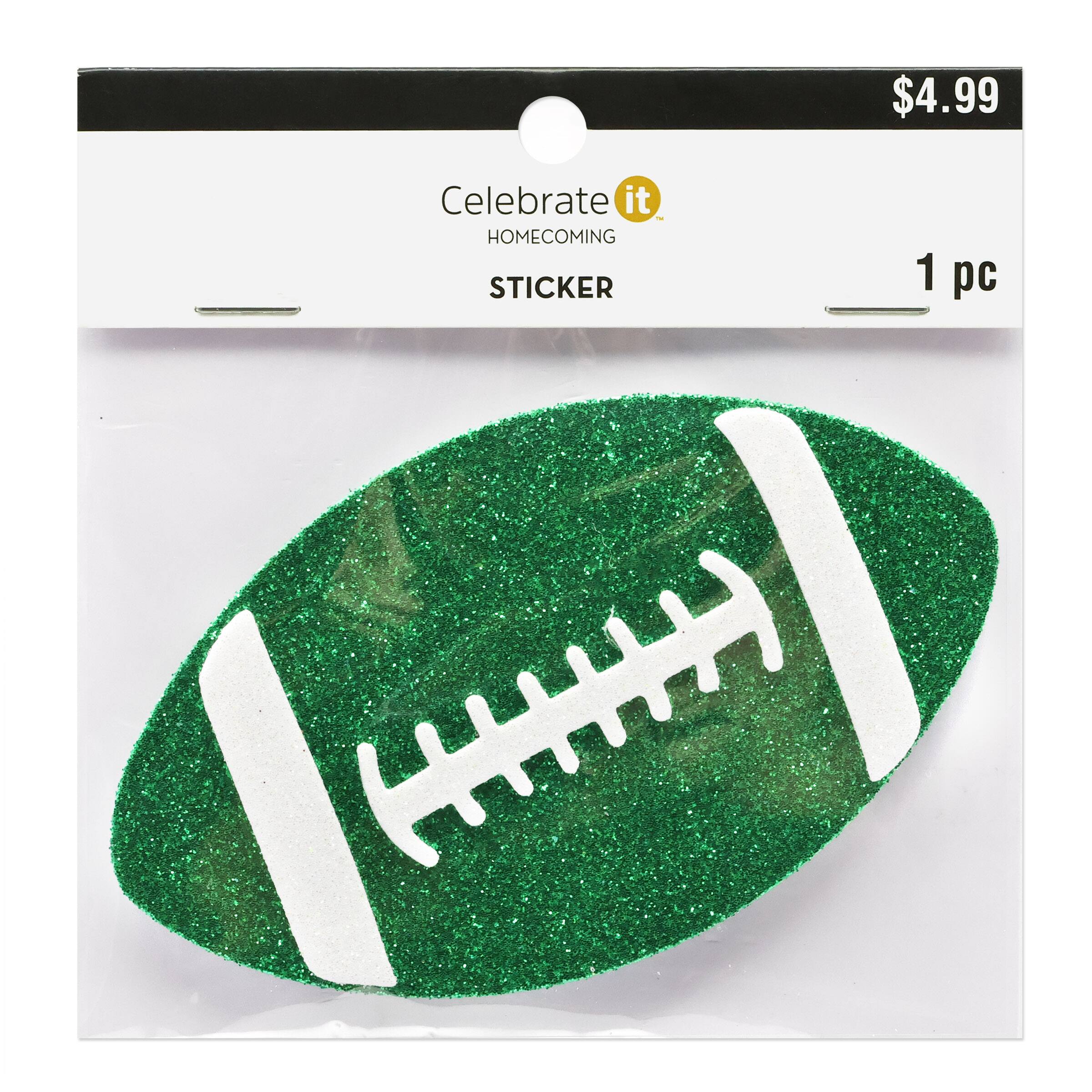Glitter Football Foam Sticker by Celebrate It