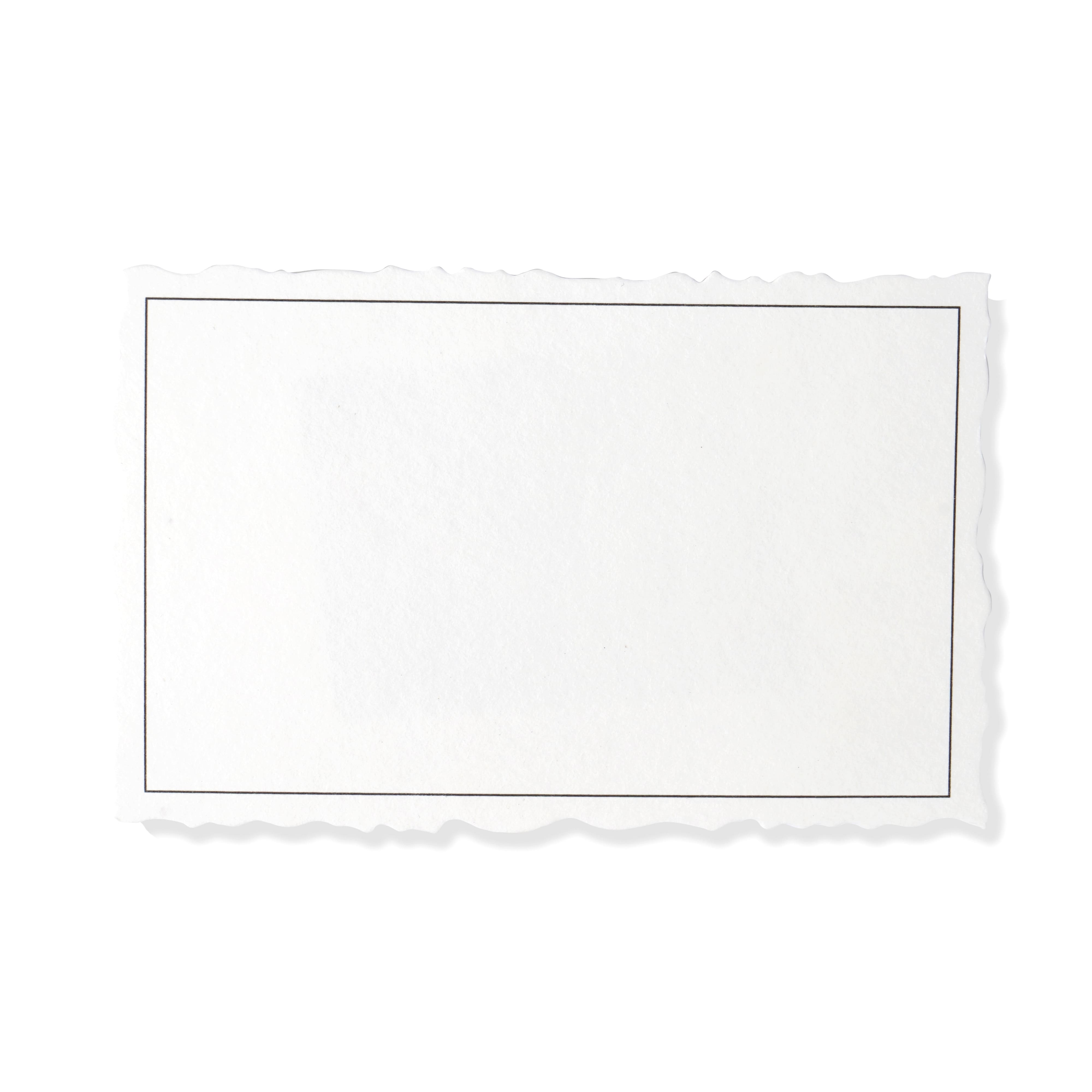 6 Packs: 50 ct. (300 total) Black Border Place Cards by Celebrate It™