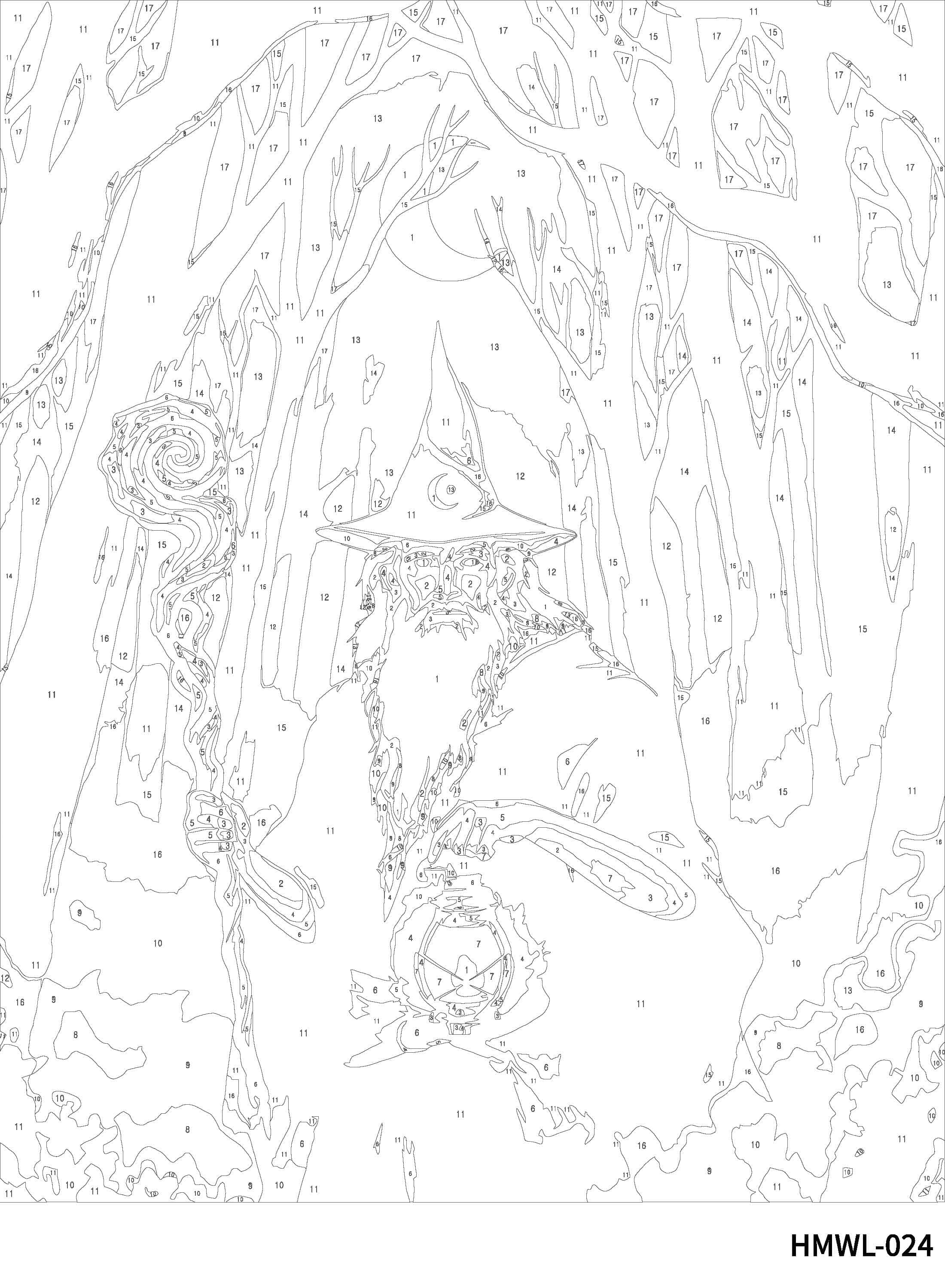 11" x 14" Warlock Paint-by-Number Kit by Artist's Loft®
