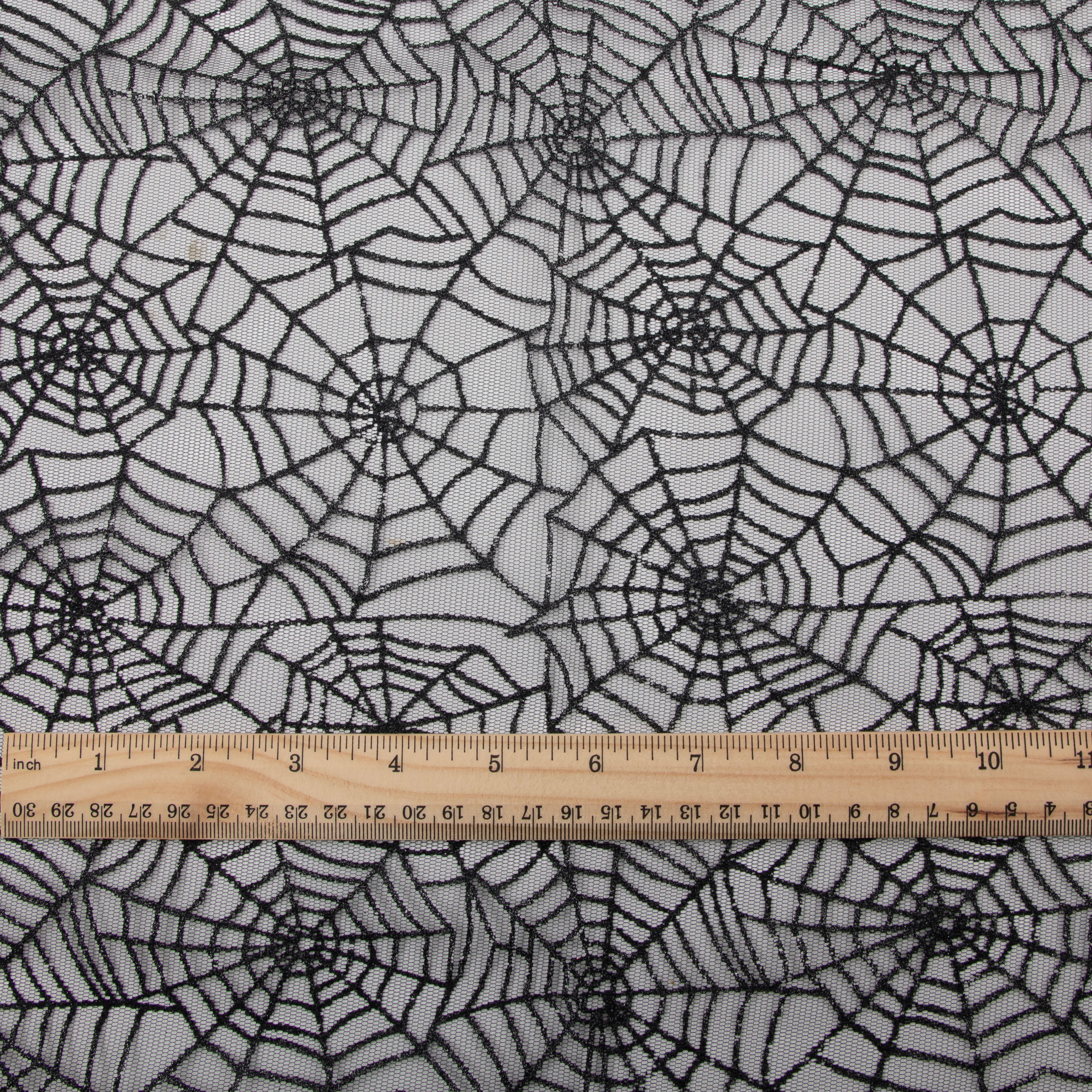 Wyla Black Web Printed Mesh