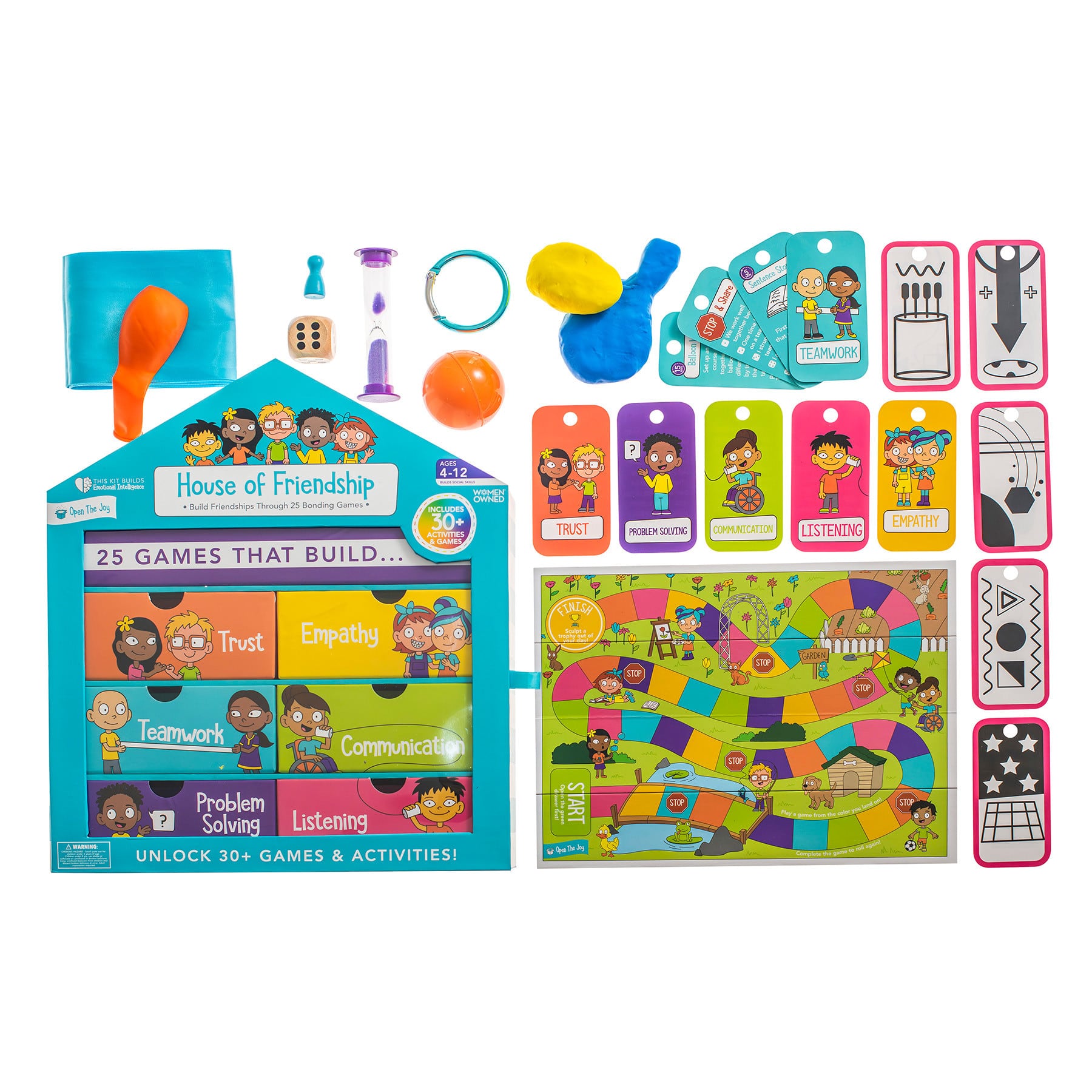 Open the Joy House of Friendship Playhouse Kit